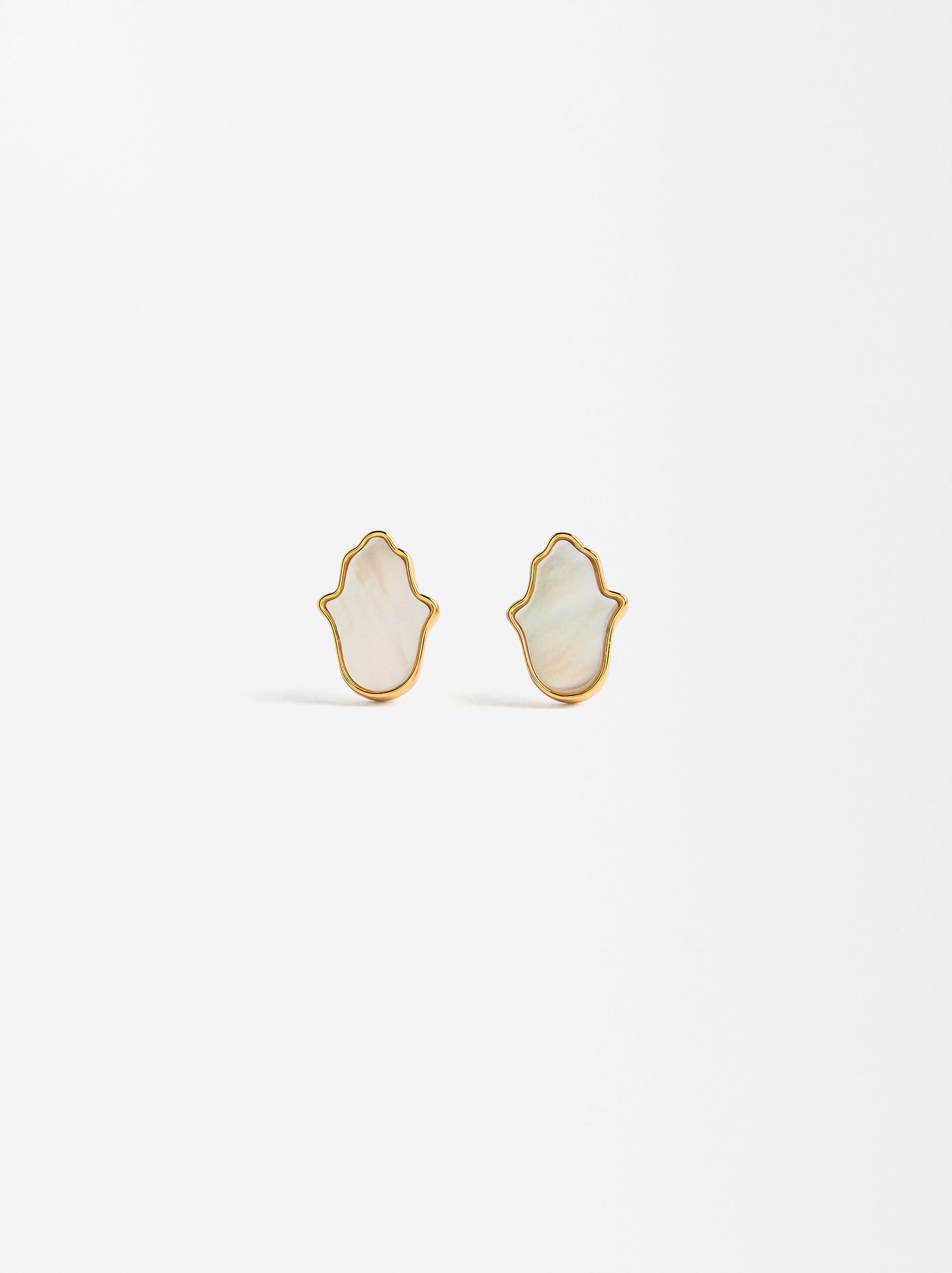 Hand of Fatima earrings - 925 sterling silver image number 0.0
