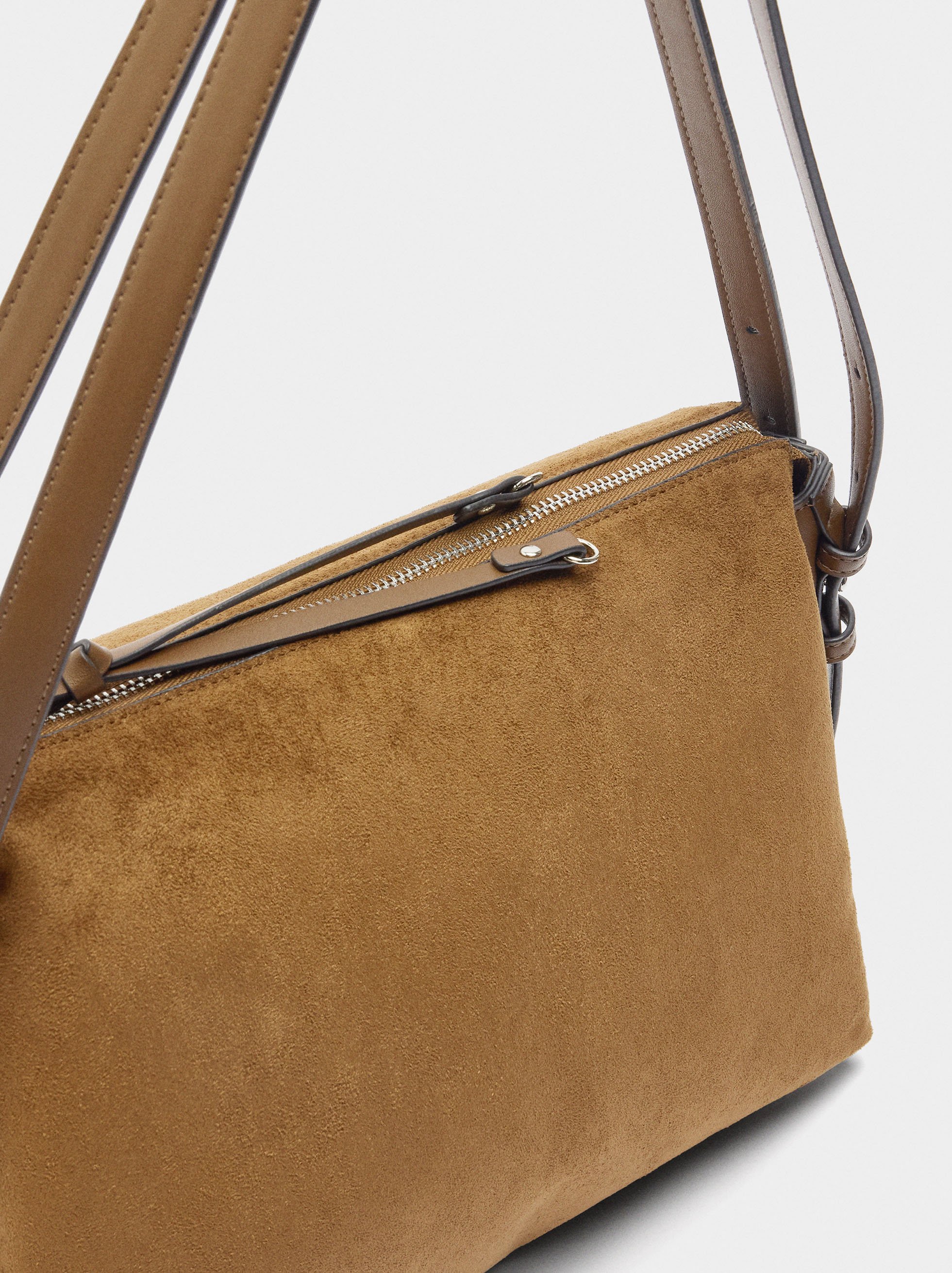 Shoulder bag with leather-effect image number 1.0