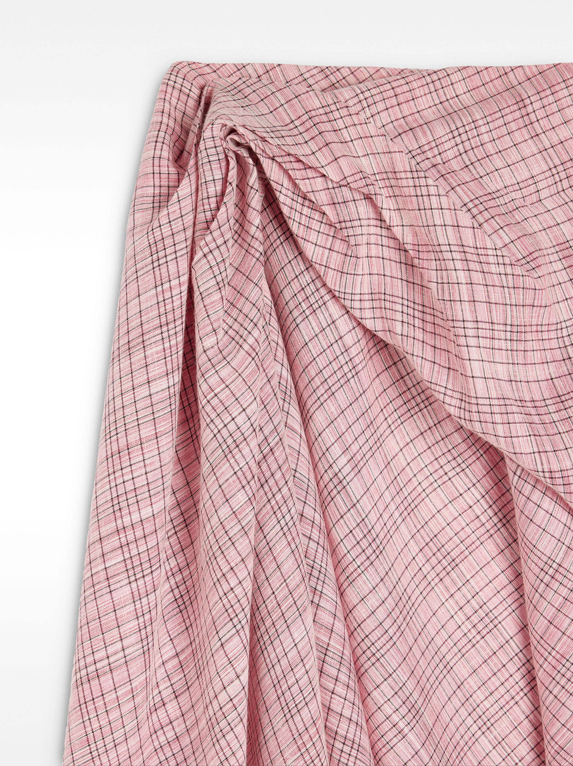 Draped asymmetrical skirt image number 6.0