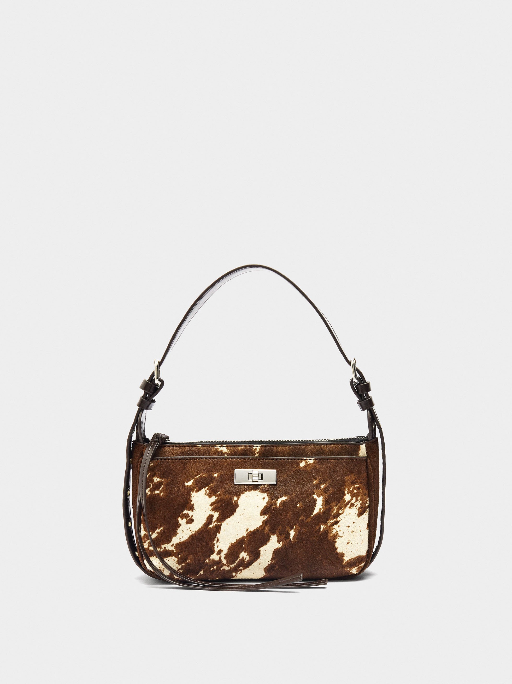 Bolso de hombro de piel image number 1.0