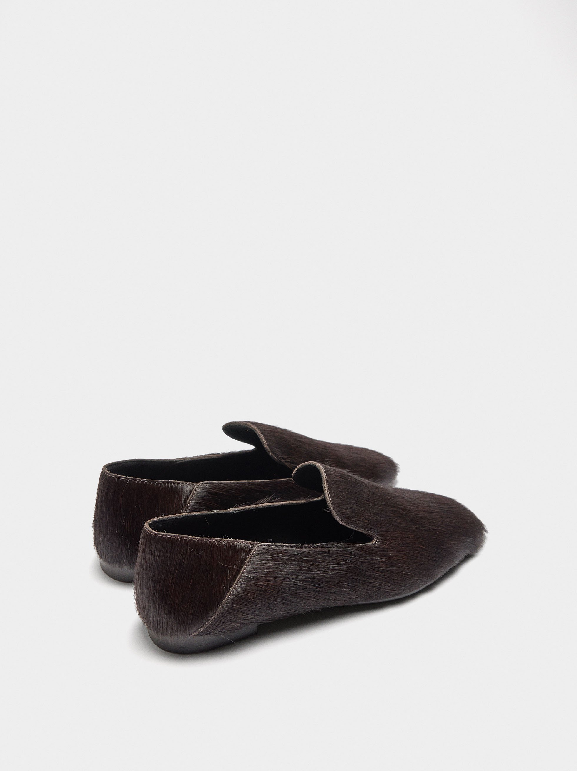 Chaussures plates en cuir image number 3.0