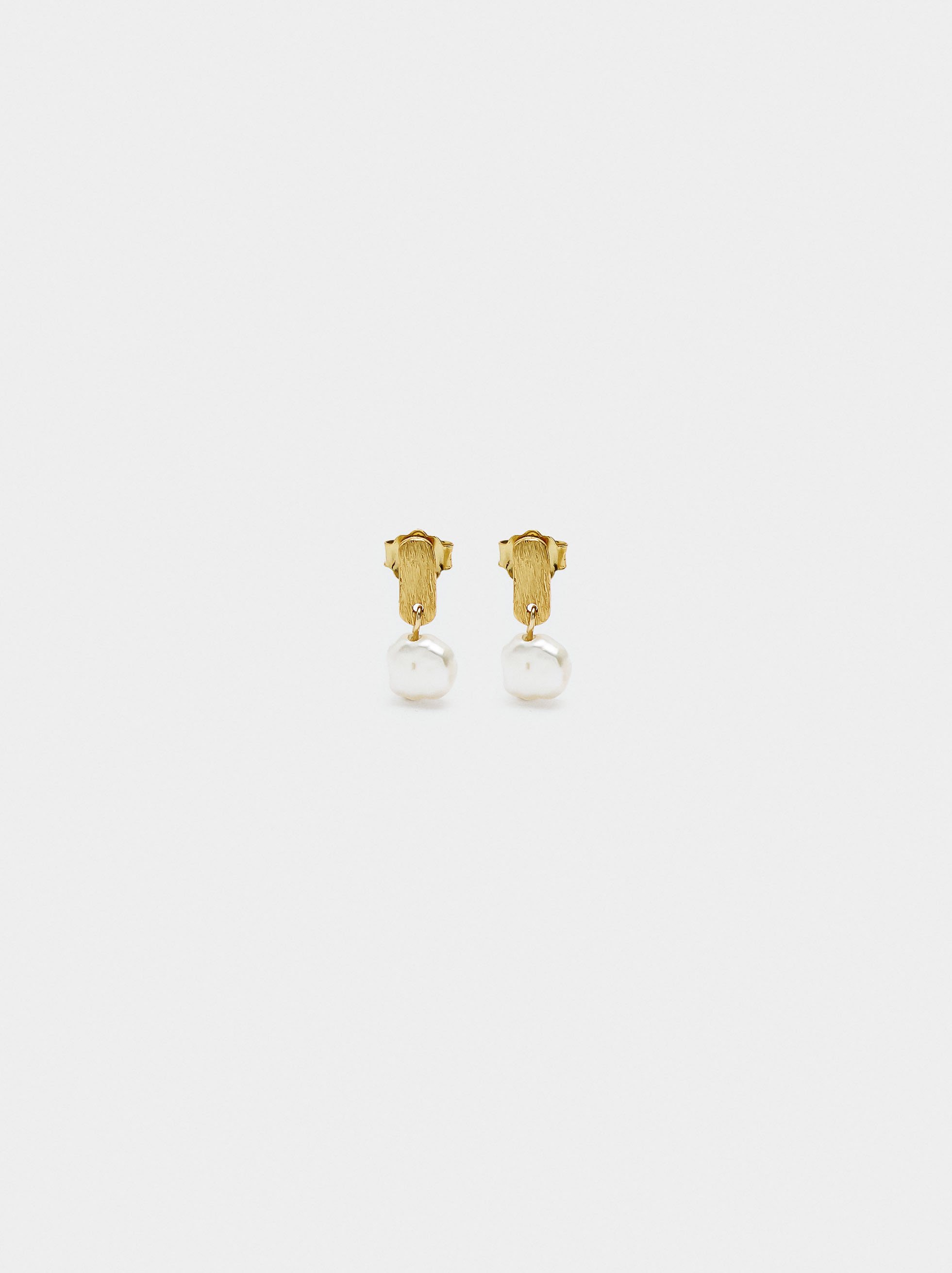 Earrings with freshwater pearls - 925 sterling silver image number 0.0