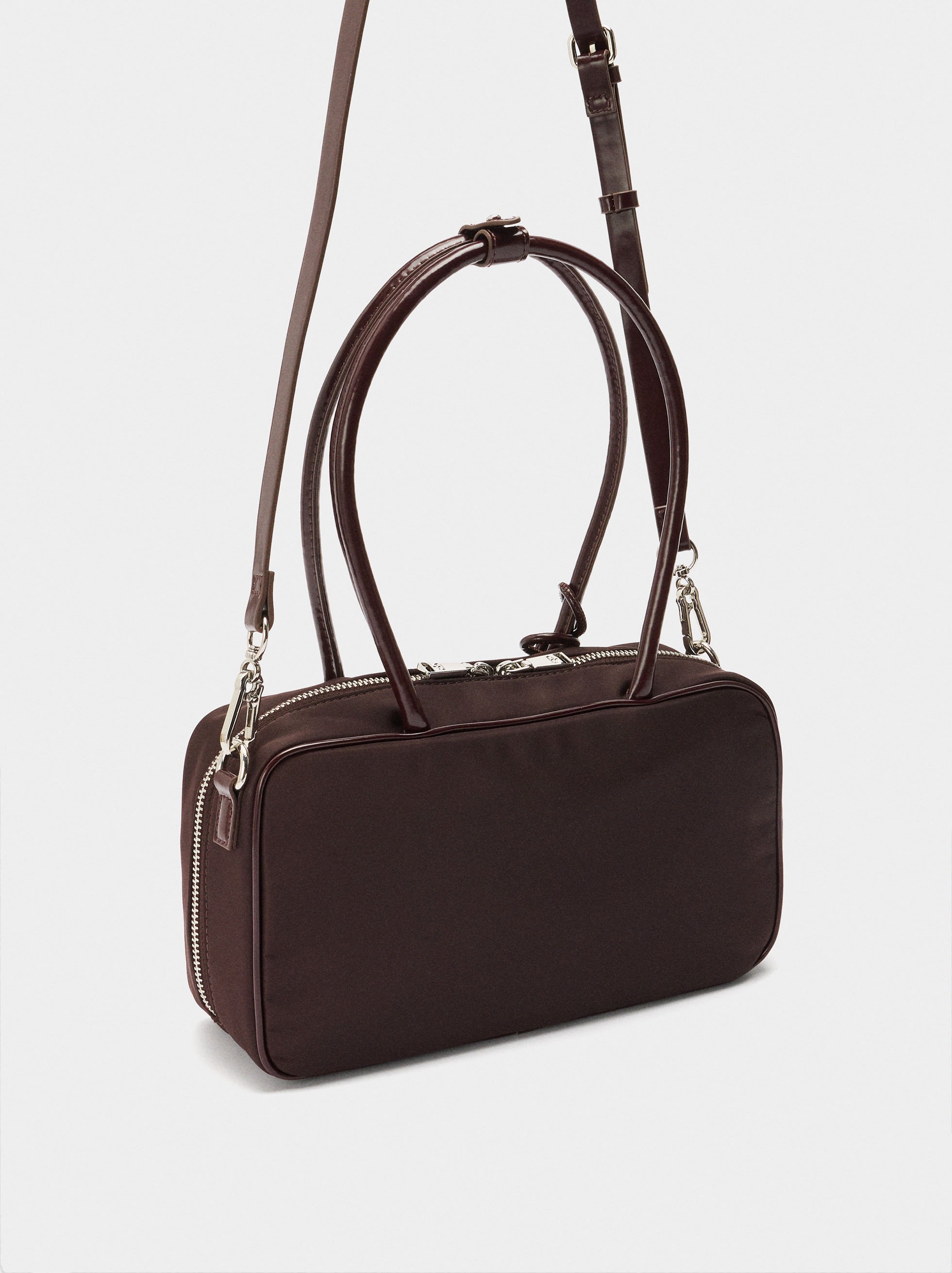 Nylon bowling bag with pendant image number 3.0