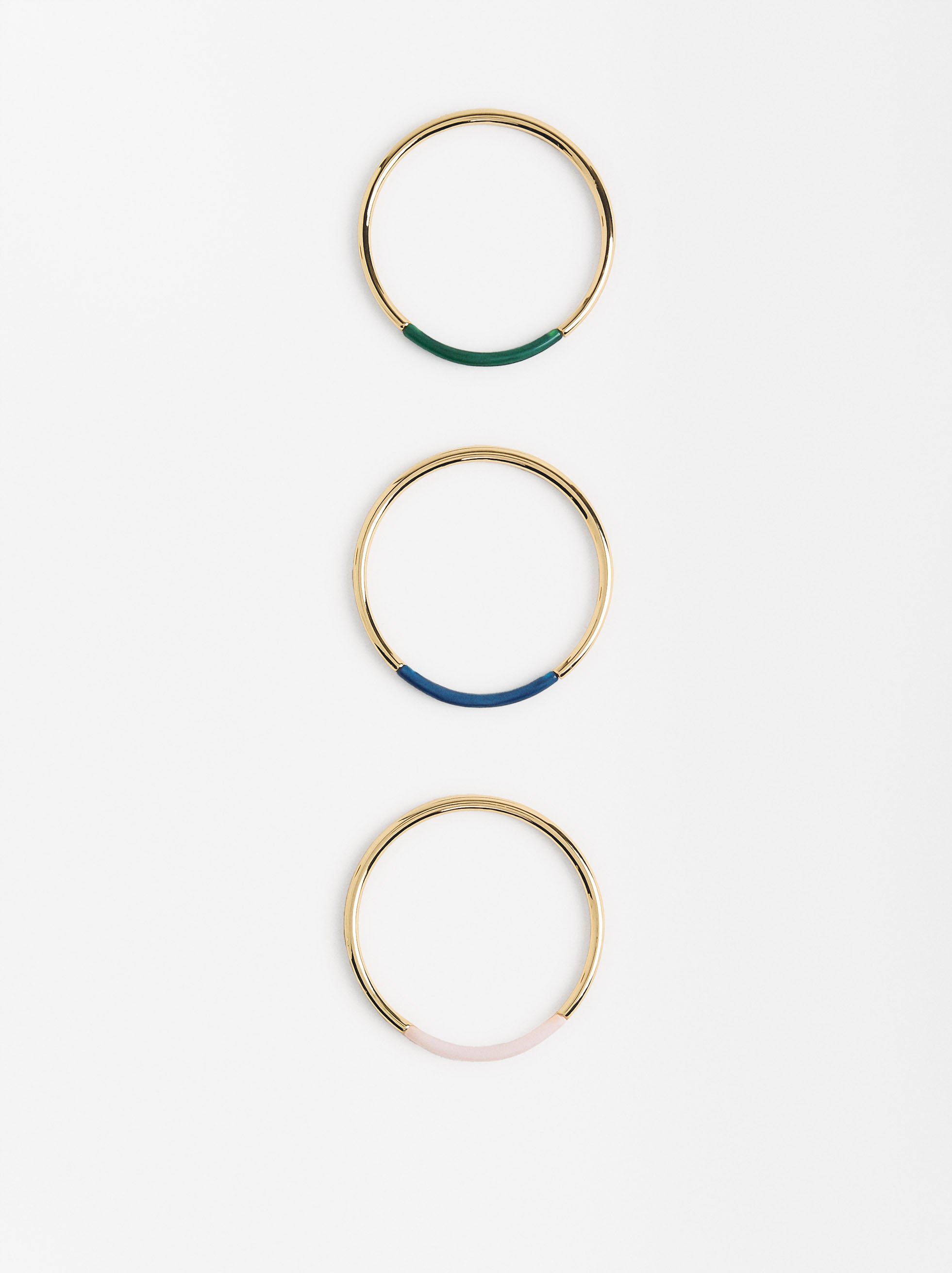 Set of resin bracelets image number 2.0