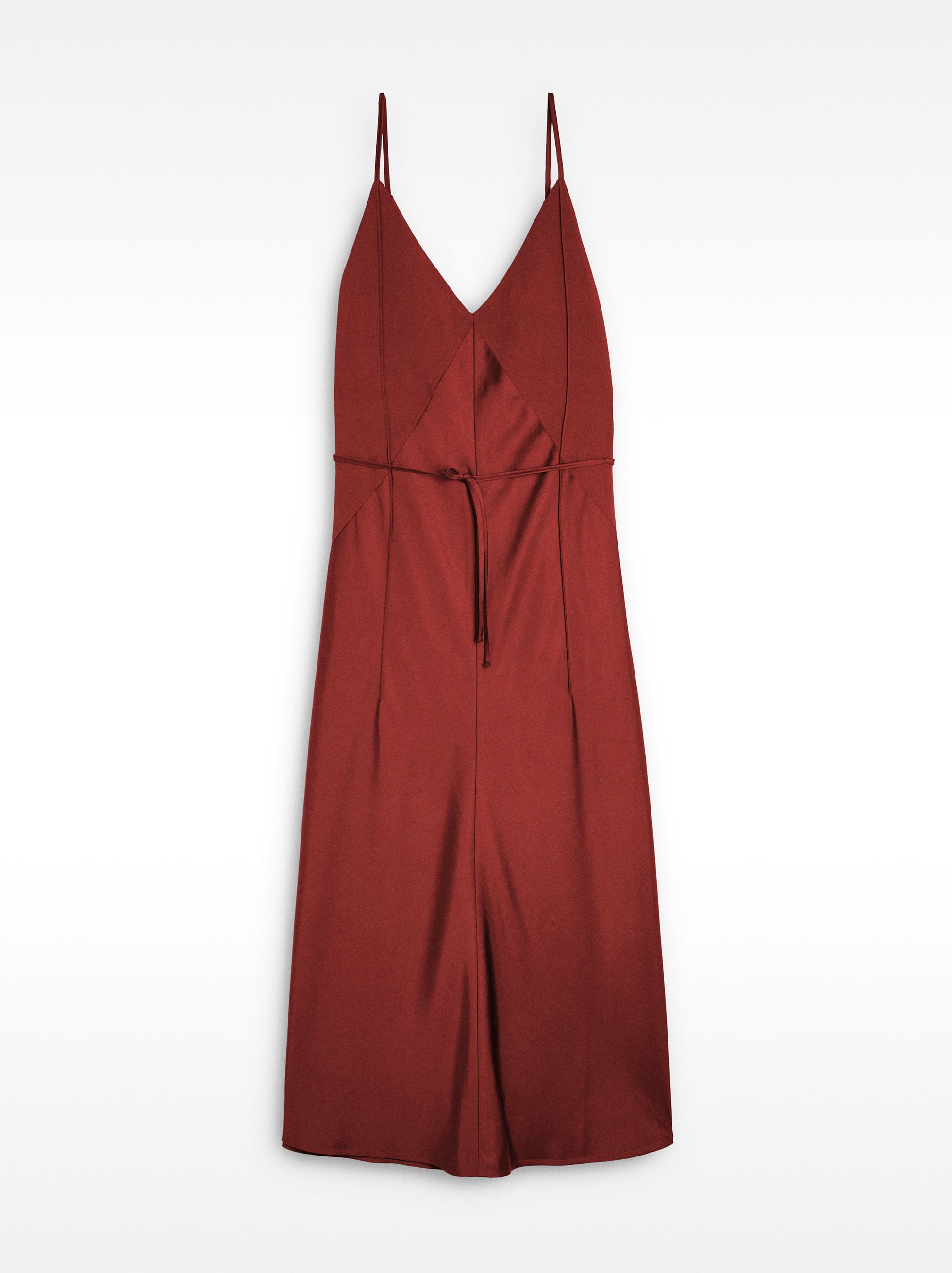 Dress with straps and seams image number 5.0