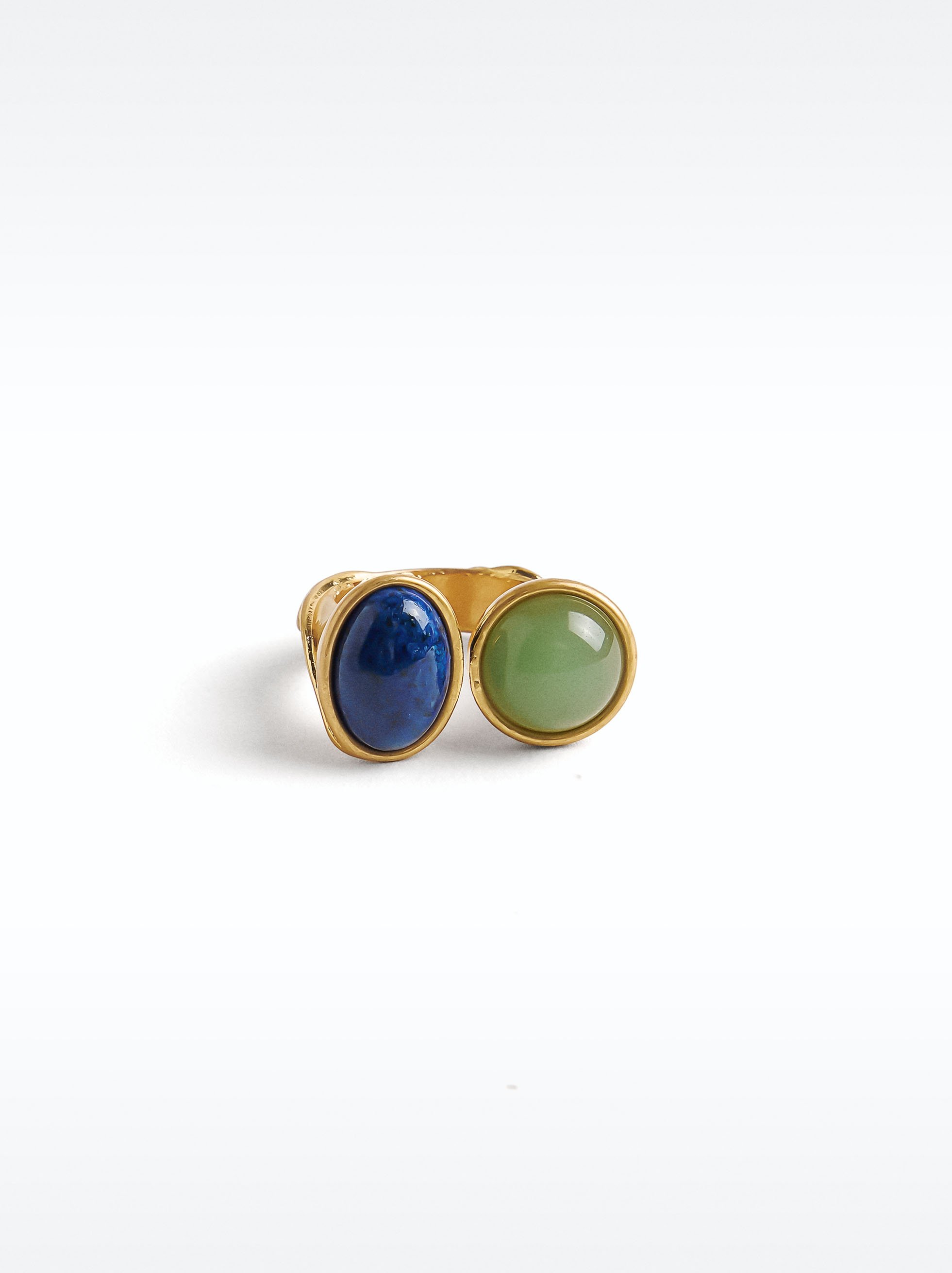 Open ring with stones image number 0.0