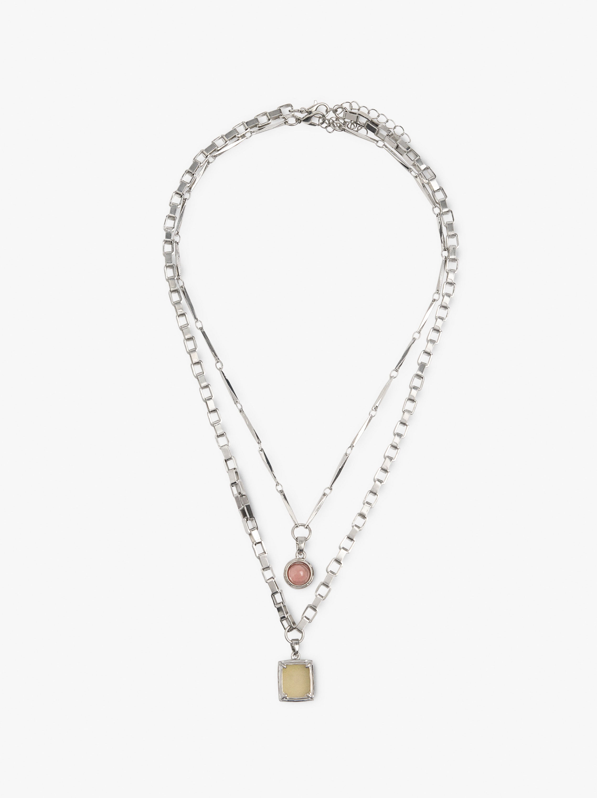 Set de colliers pendants avec pierre image number 1.0