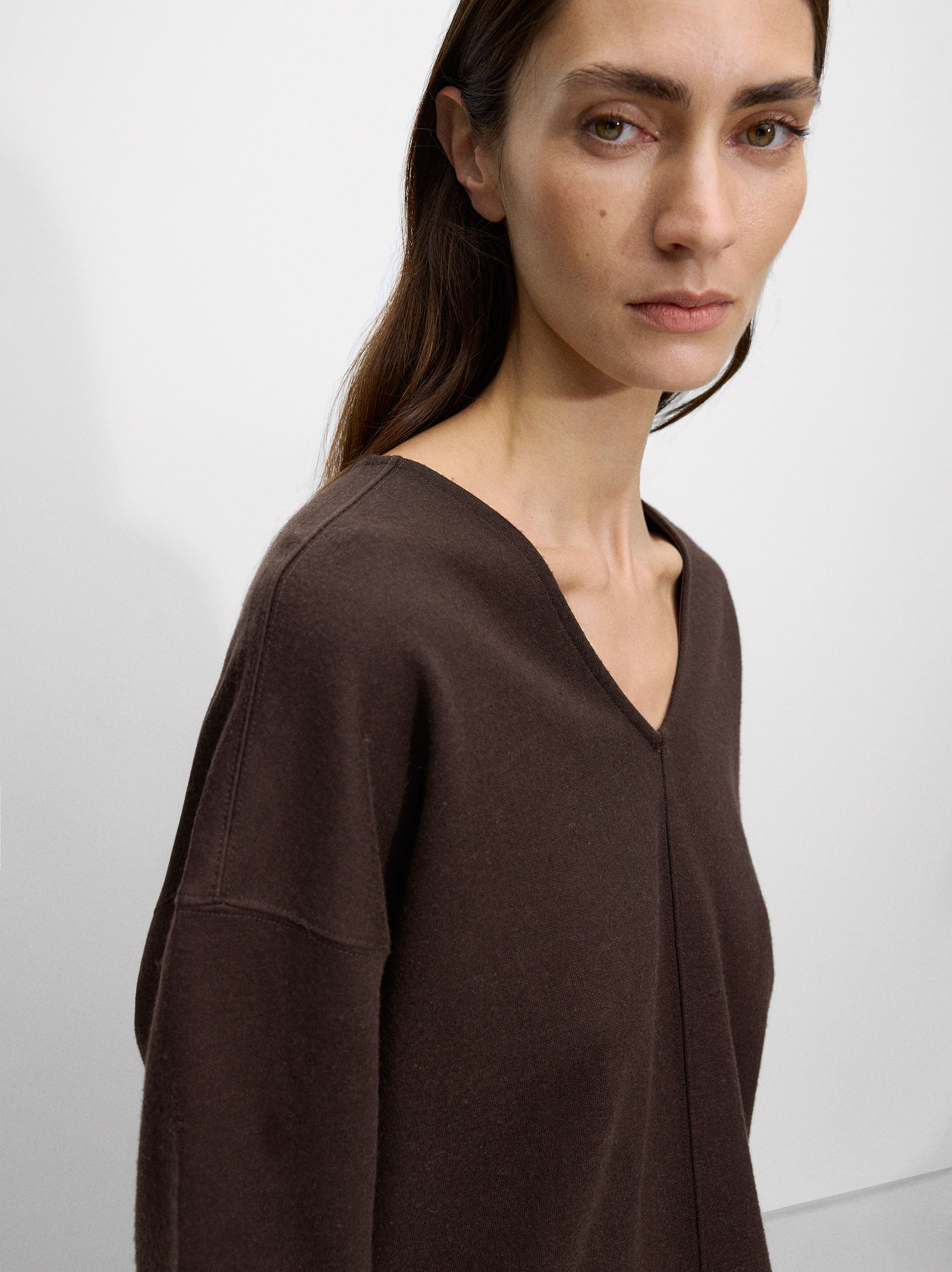 Sweater with wool blend image number 4.0
