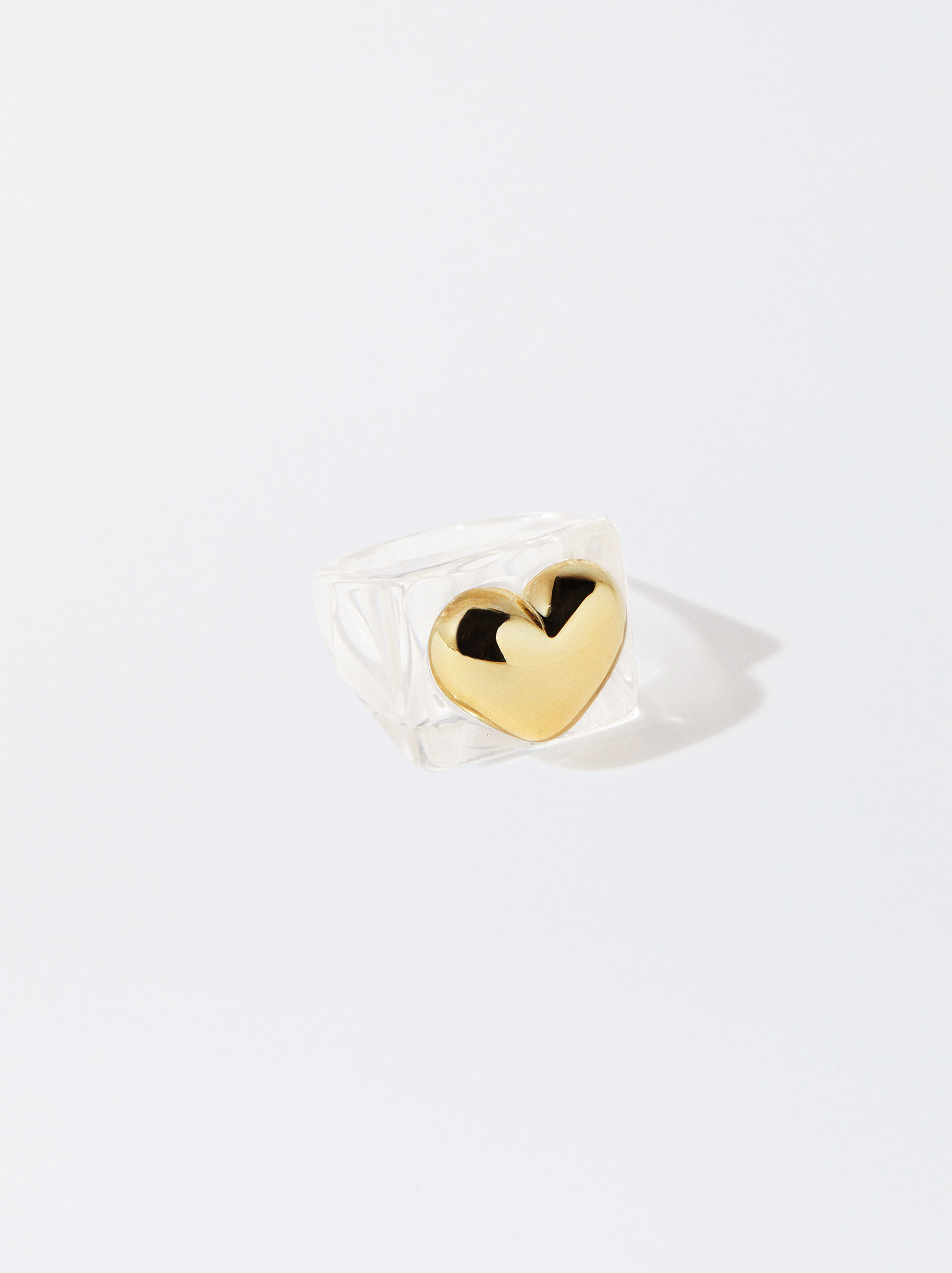 Online Exclusive - Heart Ring In Resin image number 3.0