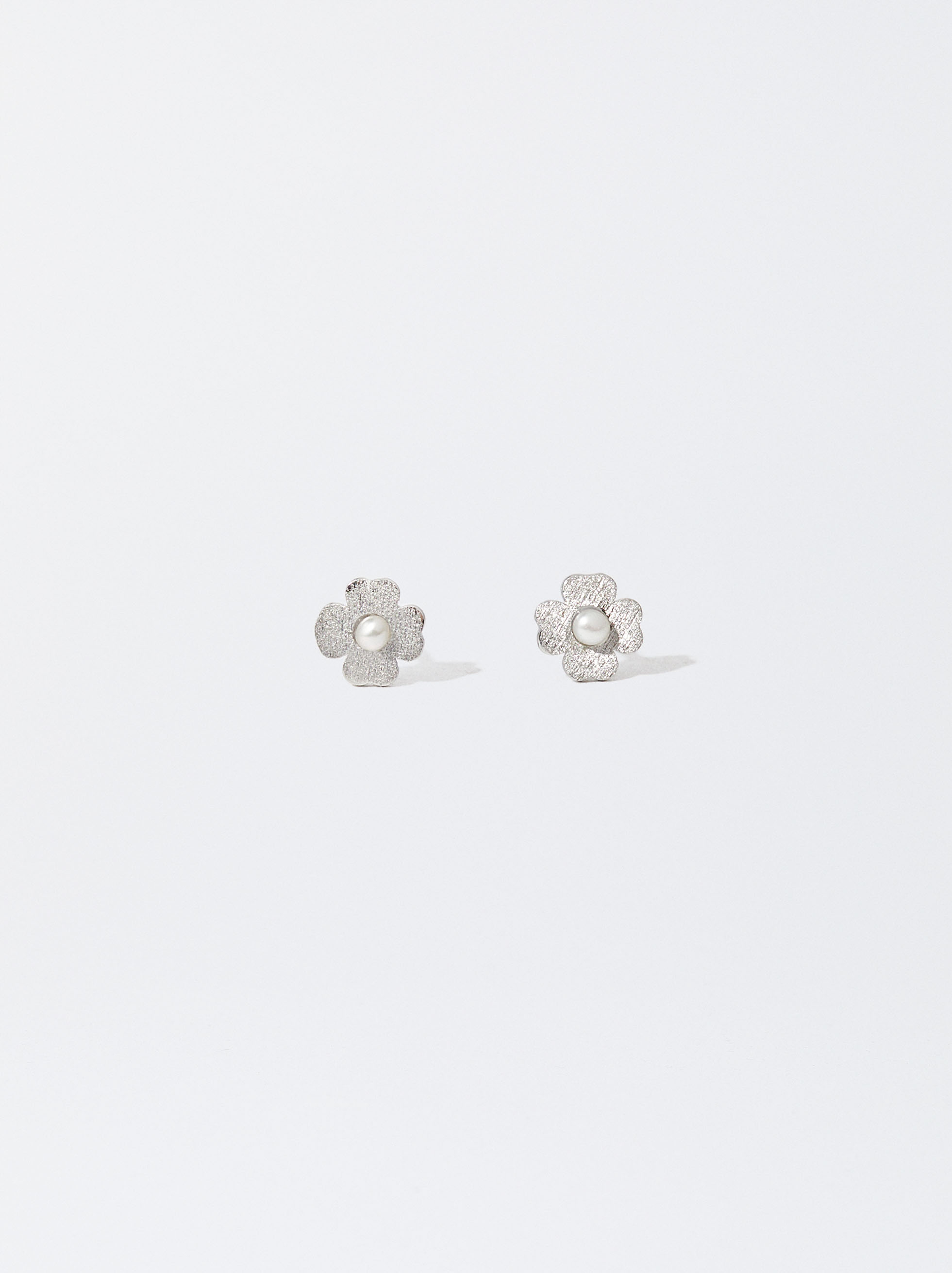 925 Silver Studs With Freshwater Pearl image number 1.0