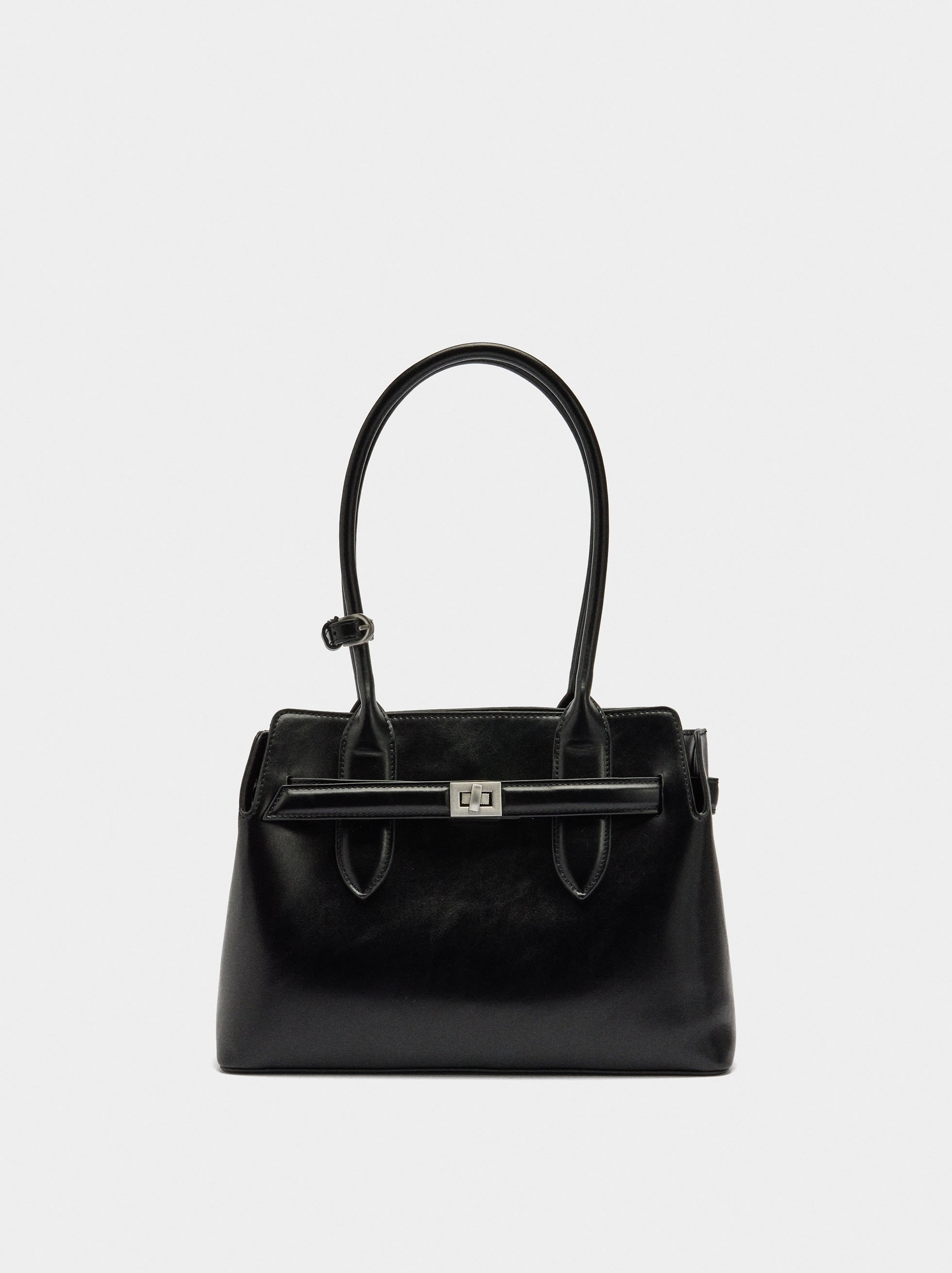 Tote bag with belt image number 0.0