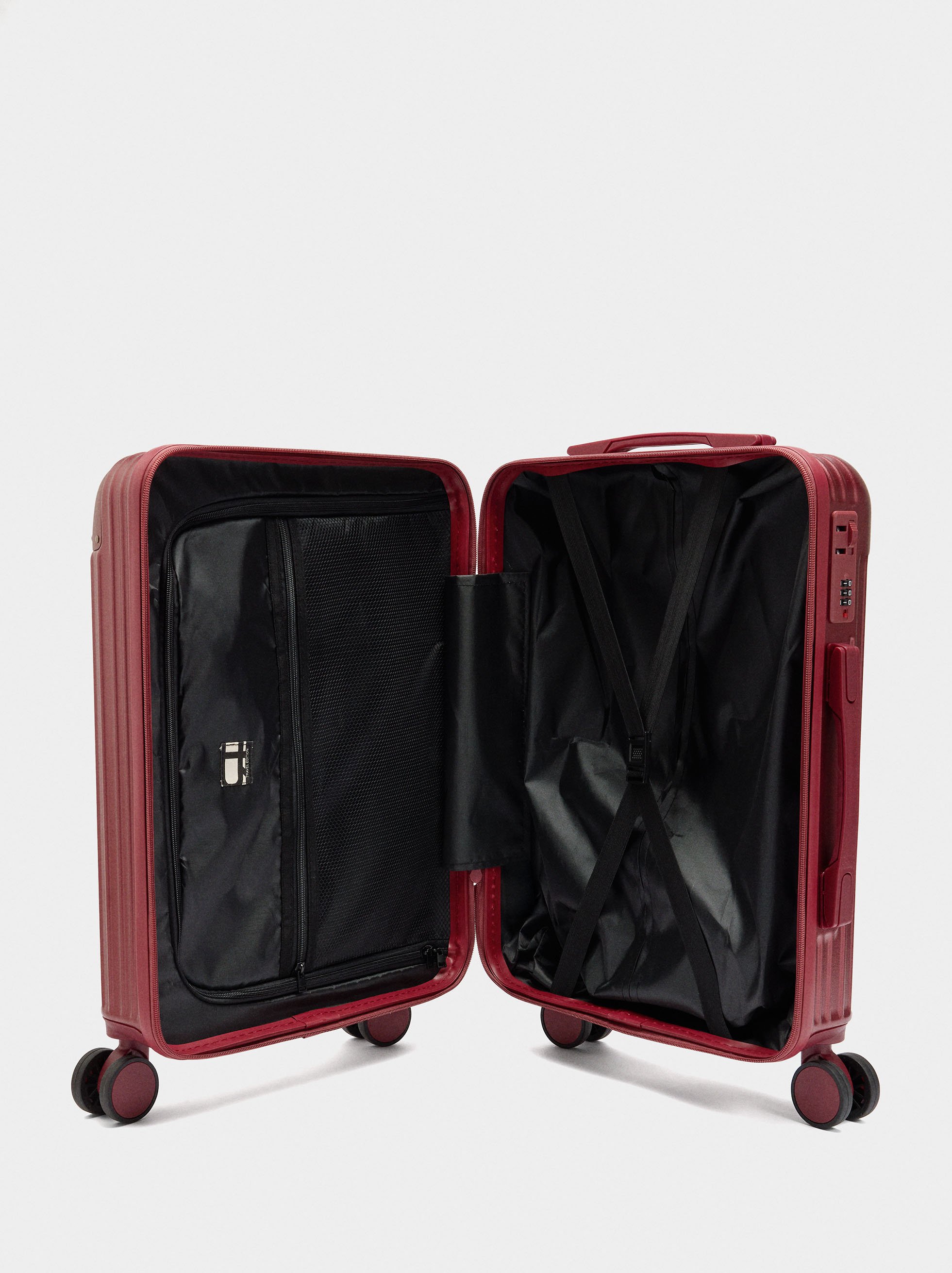 Maleta de viatge amb ratlles image number 5.0