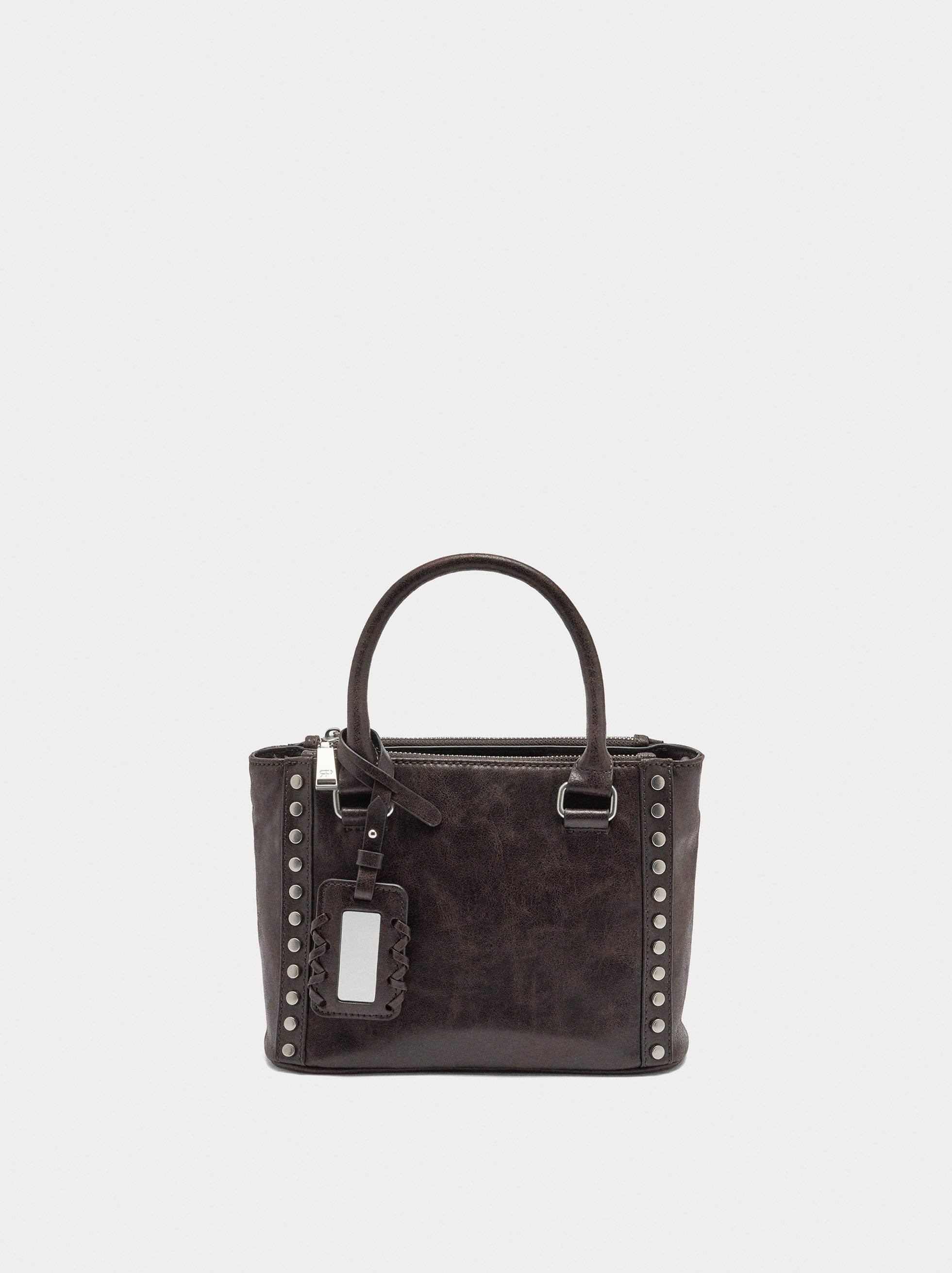 Tote bag with studs image number 0.0