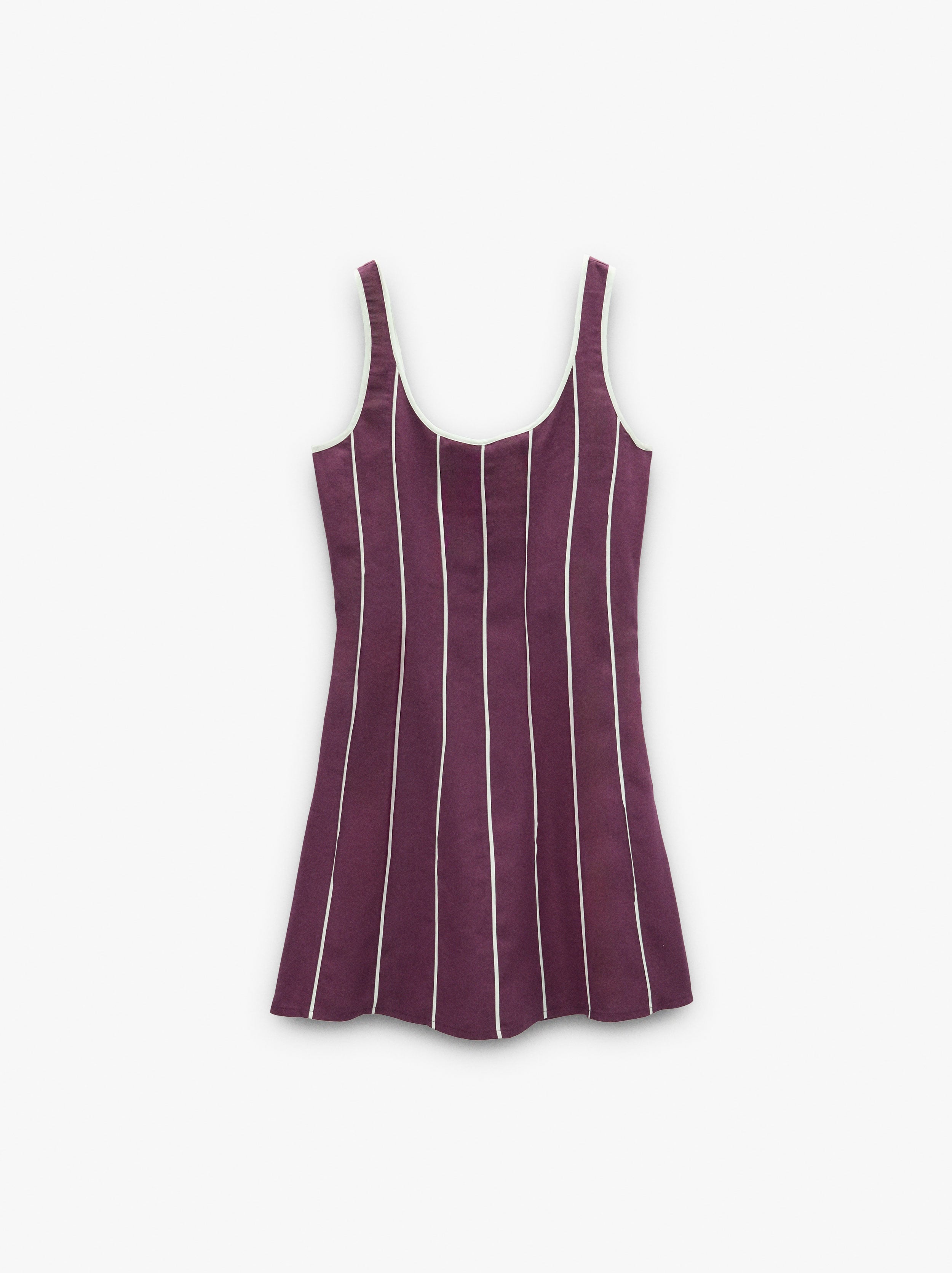 Dress with contrast stripes 100% lyocell image number 3.0