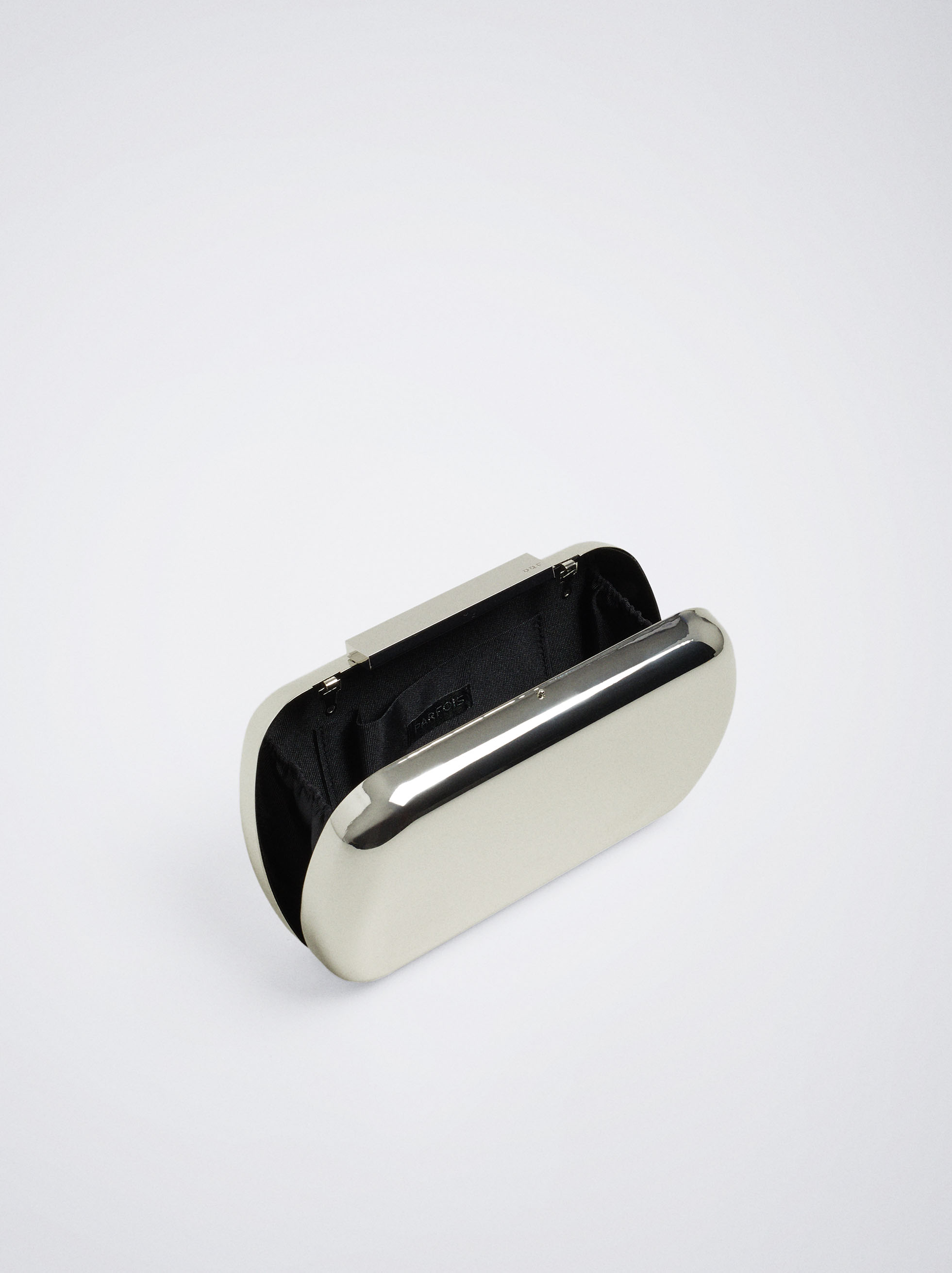 Party metallic clutch bag image number 4.0