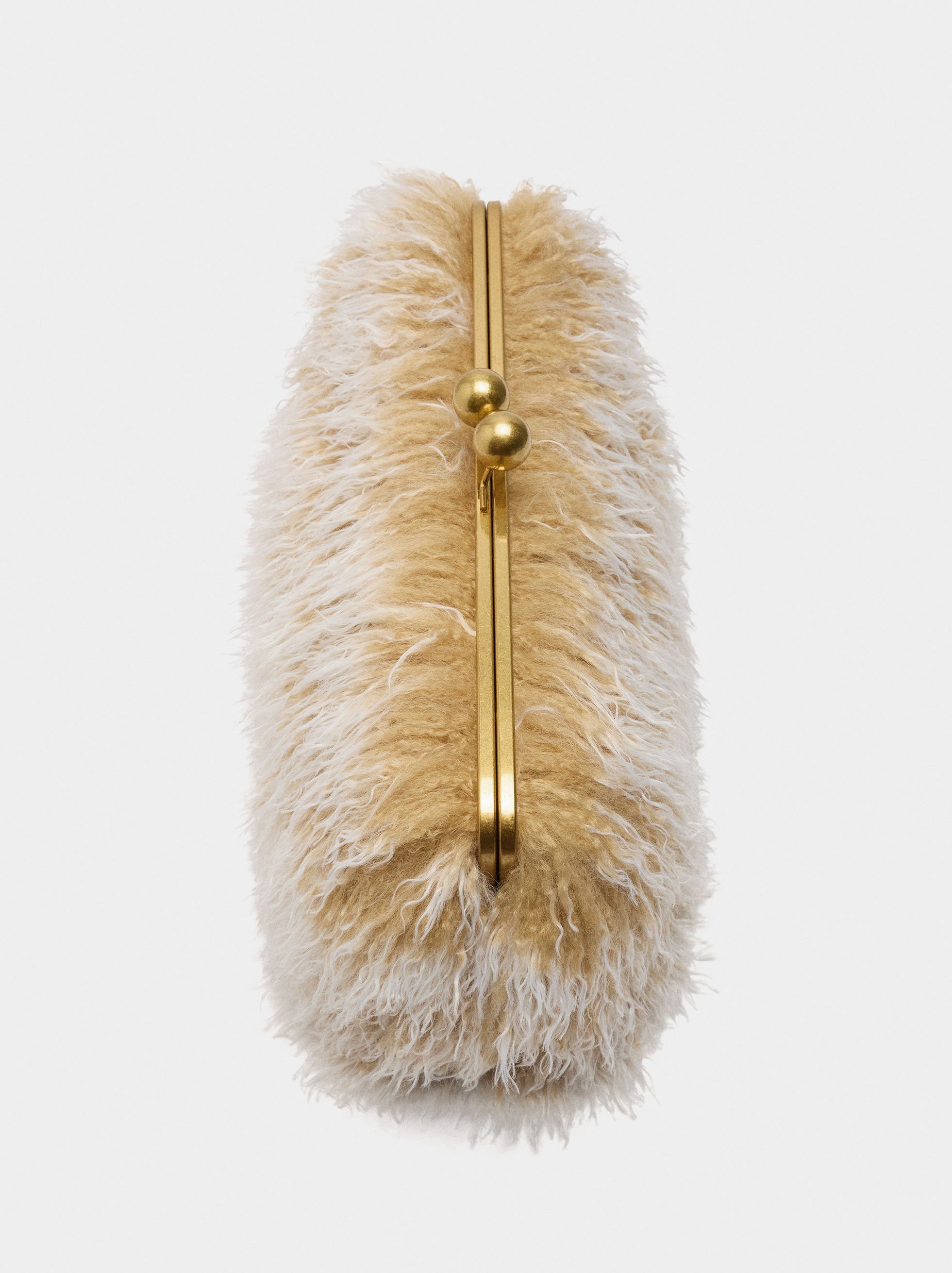 Party bag with fur effect image number 1.0