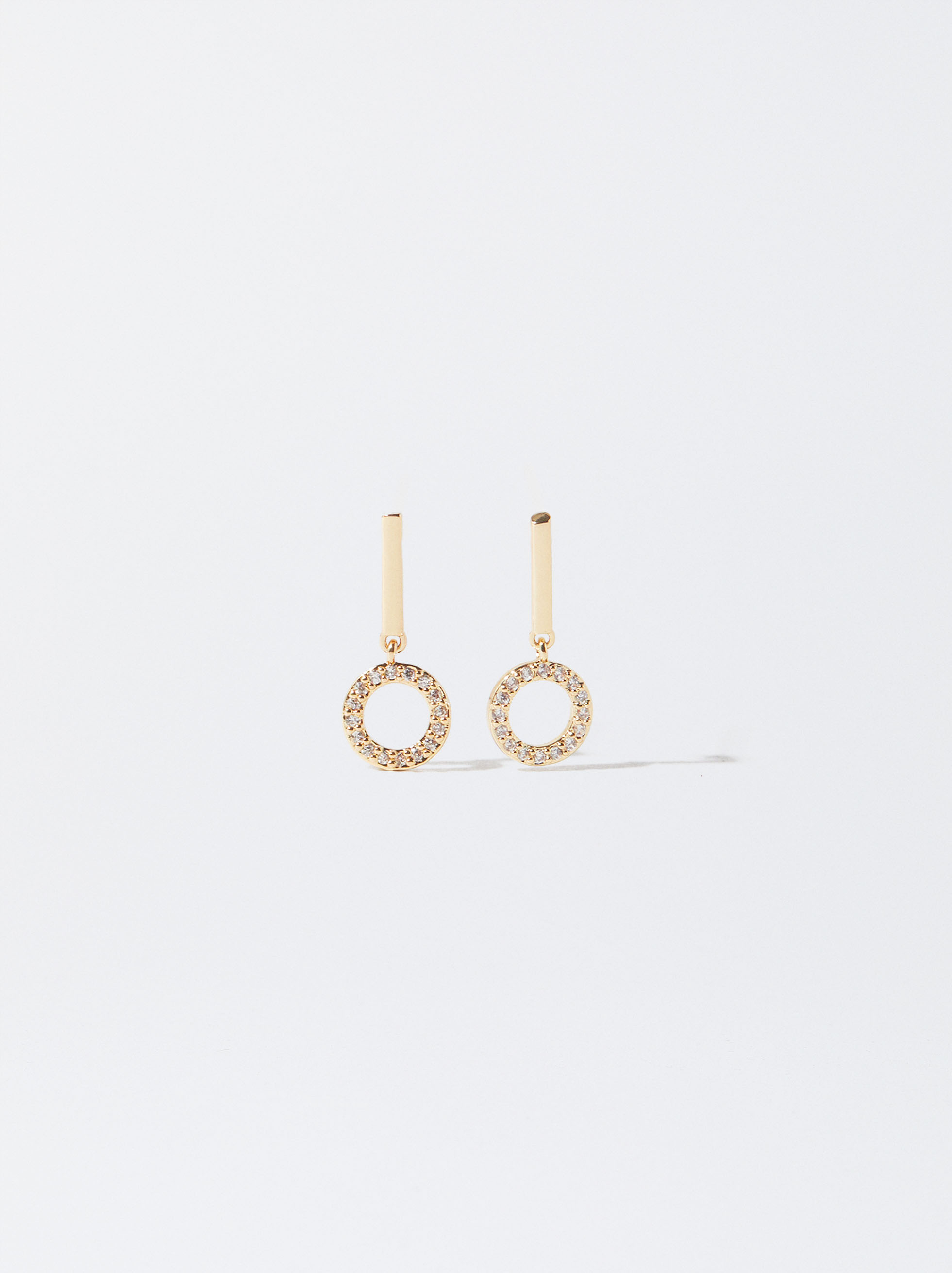 Long Earrings With Zirconia image number 0.0
