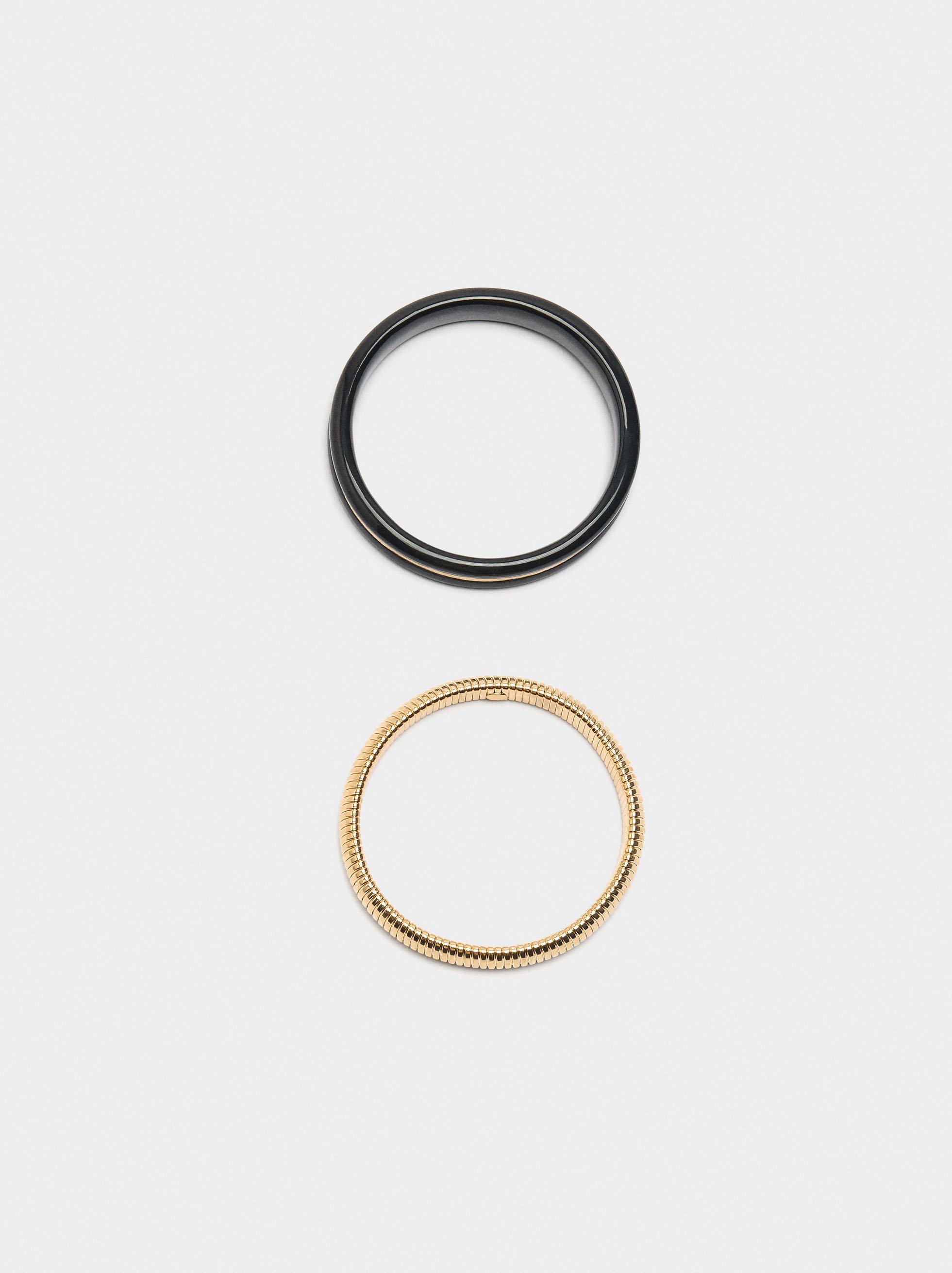 Set of bracelets with resin image number 2.0