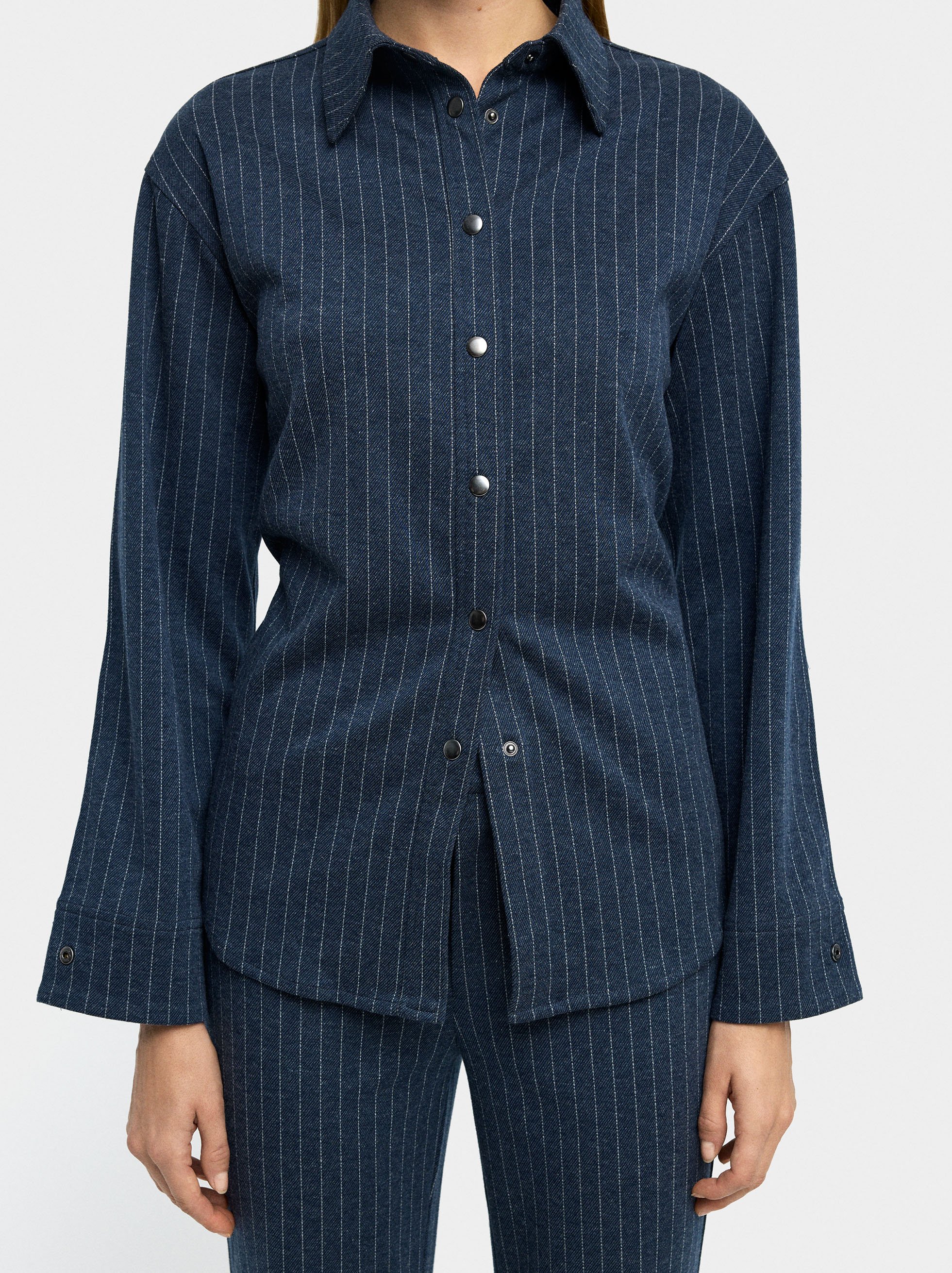 Shirt with pinstripe image number 1.0