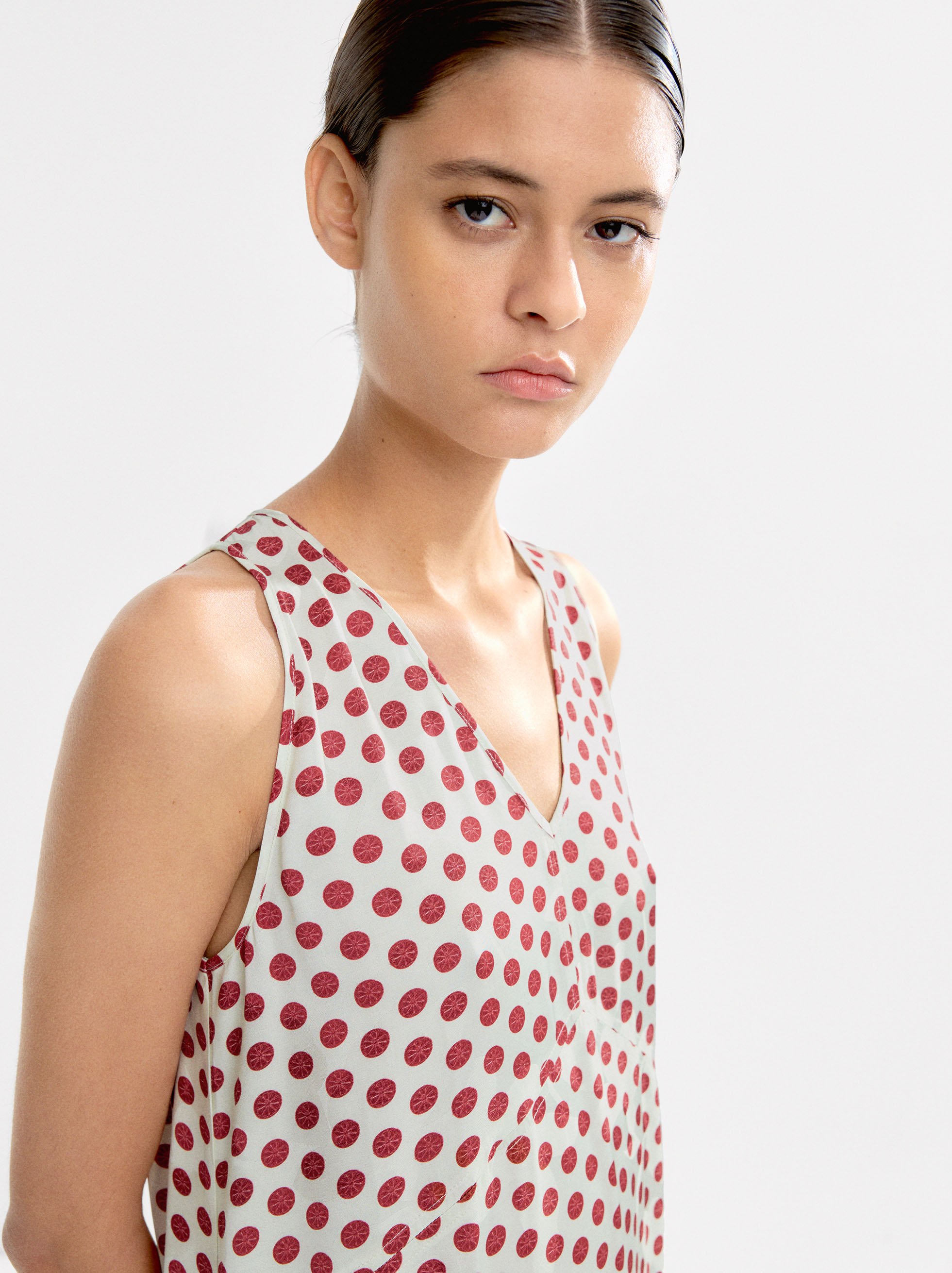 Printed midi dress image number 5.0