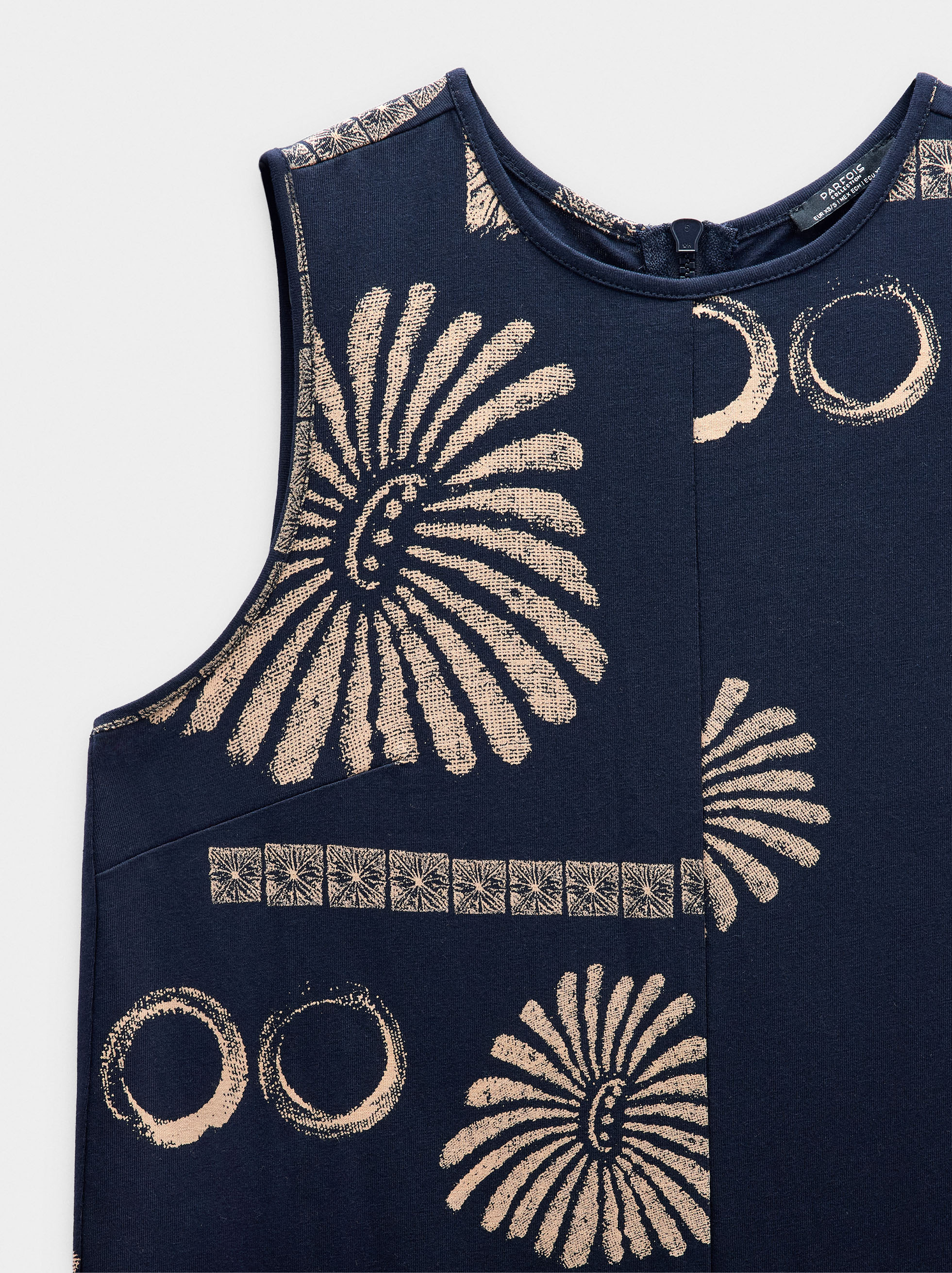 Printed jumpsuit 100% cotton image number 5.0