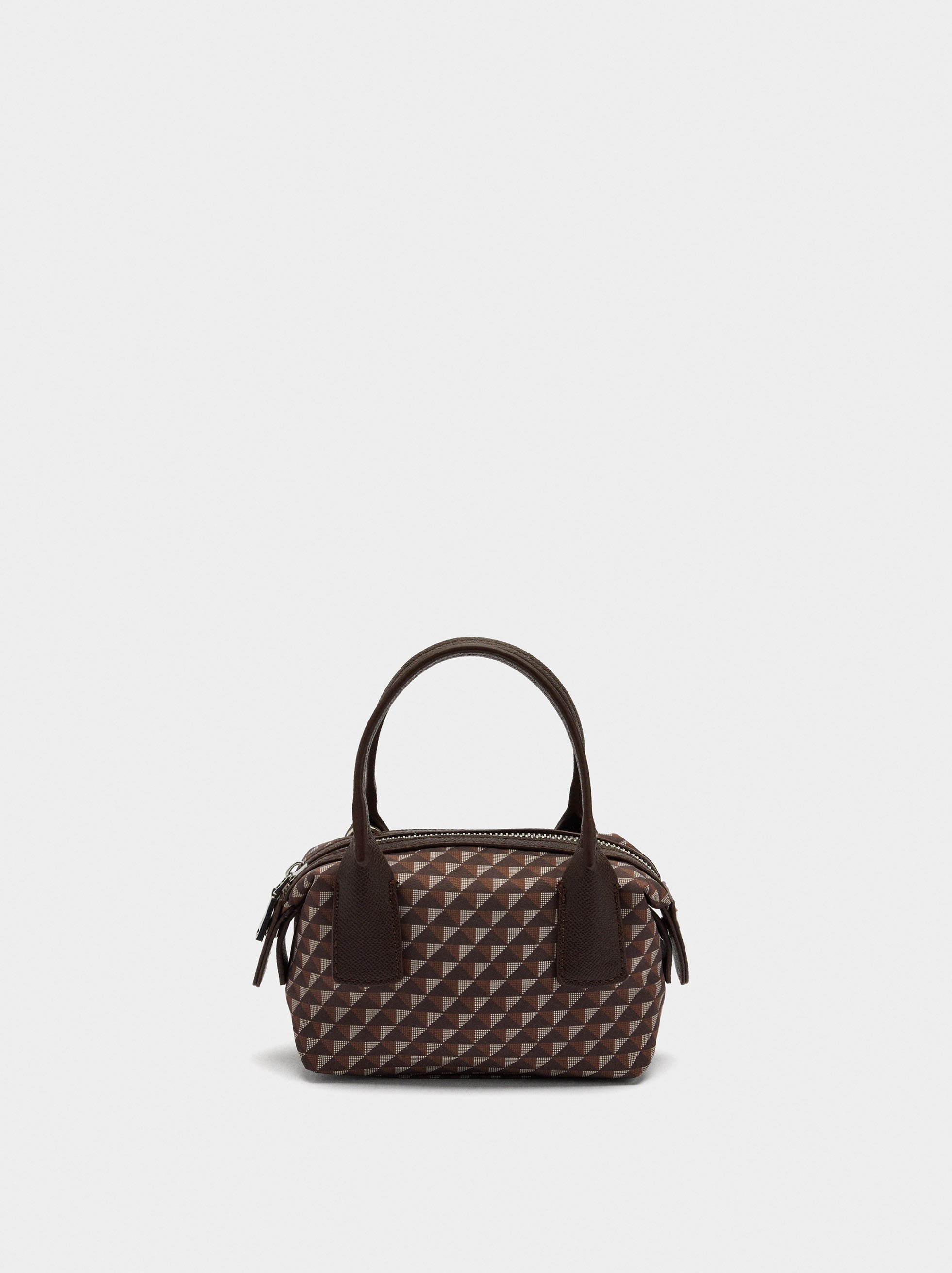 Nylon printed crossbody bag image number 0.0