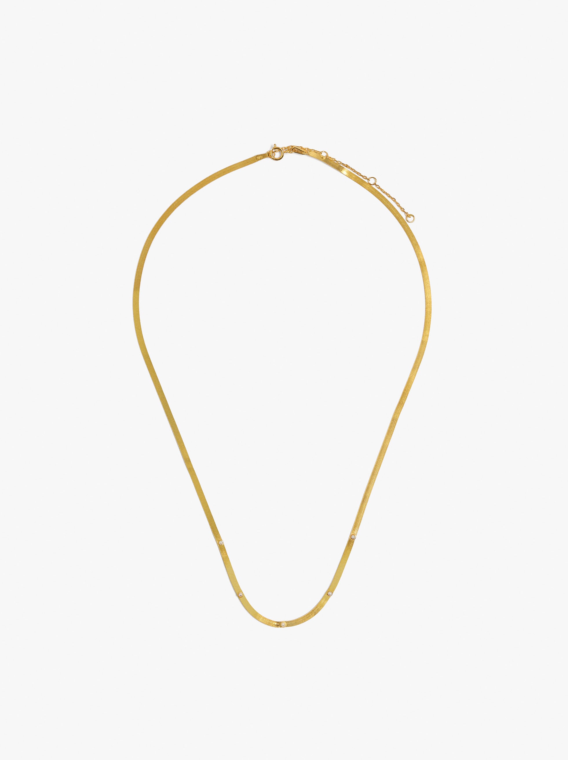 Collier cha&icirc;ne serpent - argent 925 image number 1.0