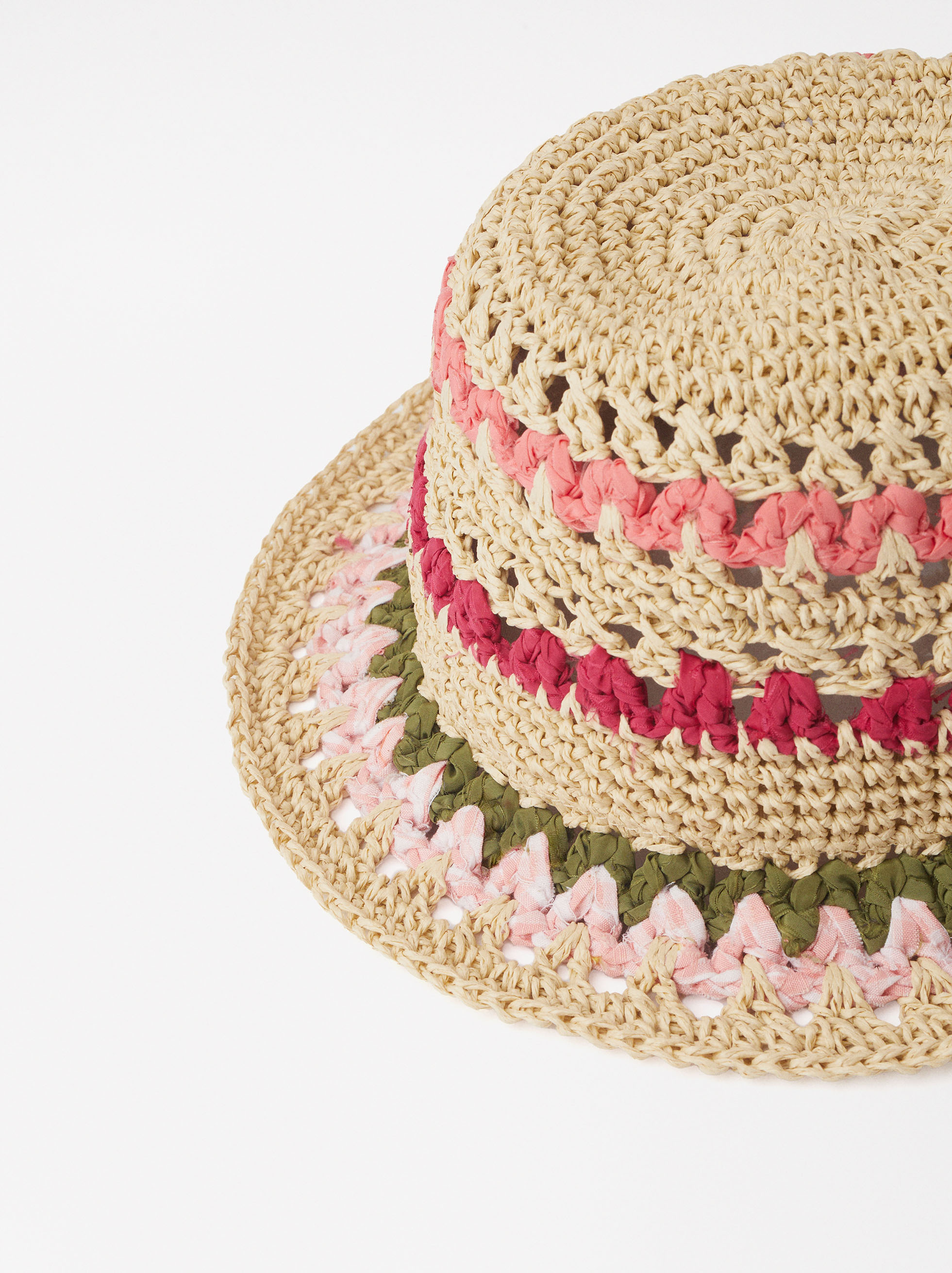 Straw bucket hat image number 1.0