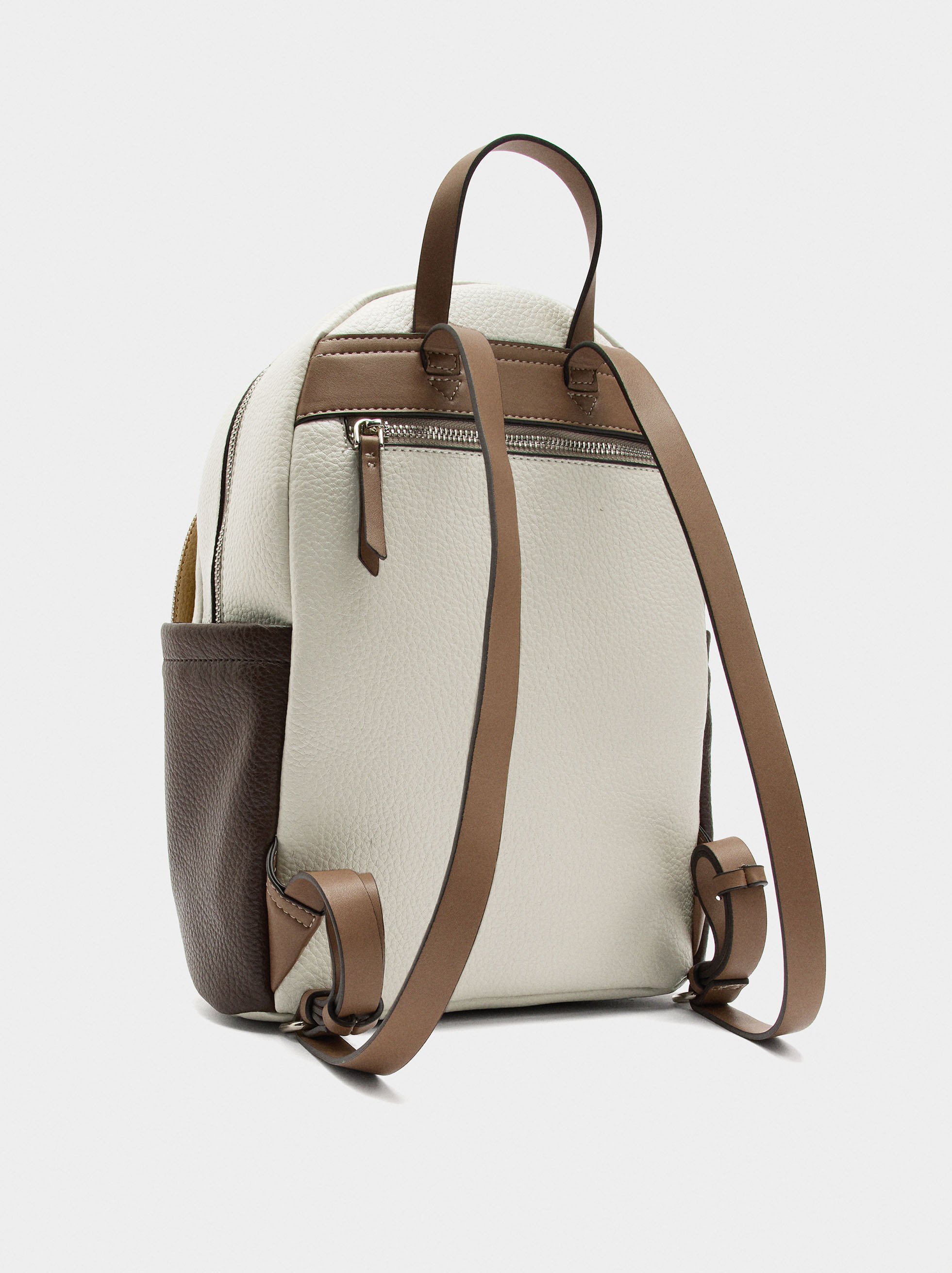 Colour block backpack image number 3.0