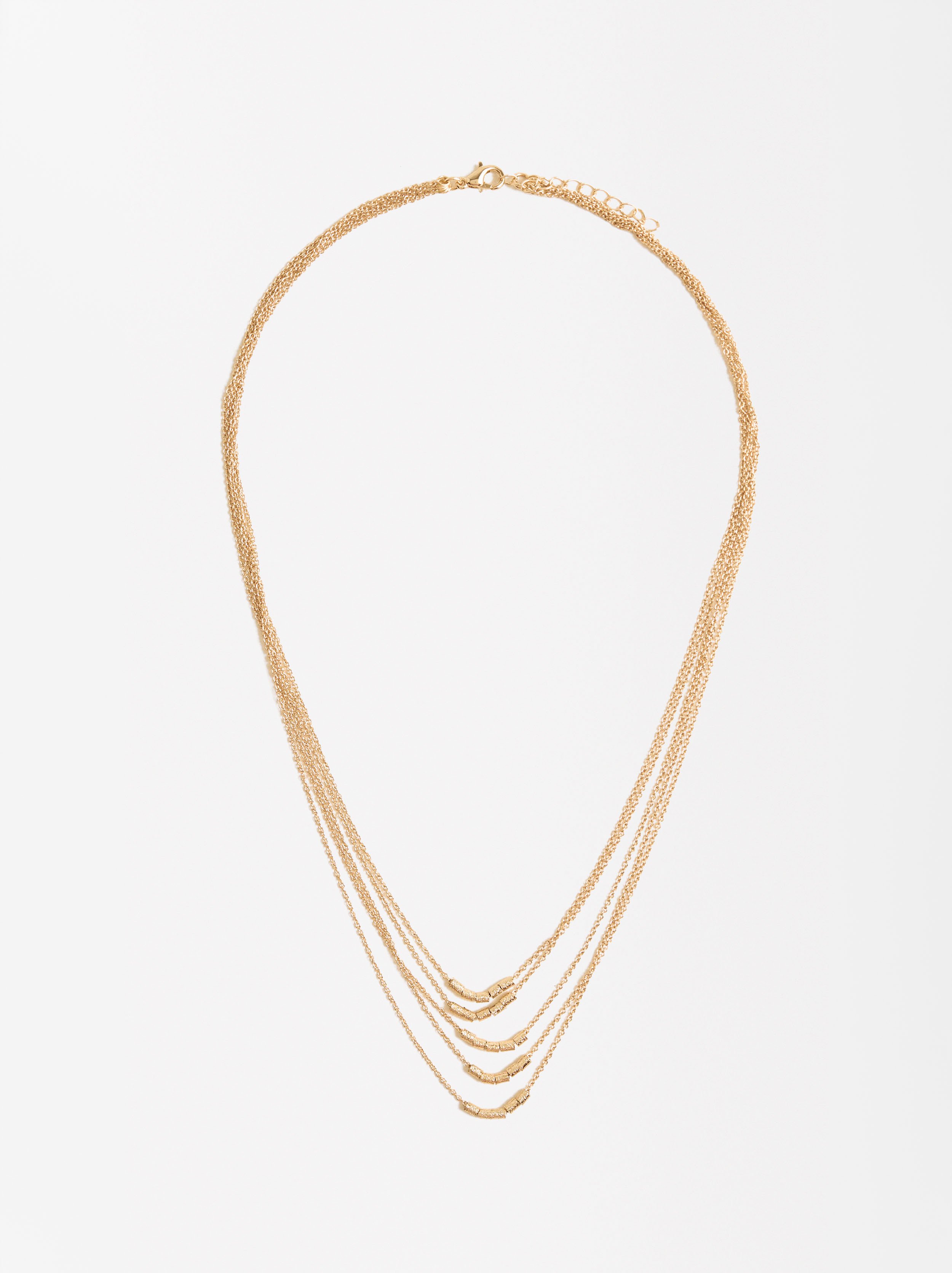 Short multi-chain necklace image number 0.0