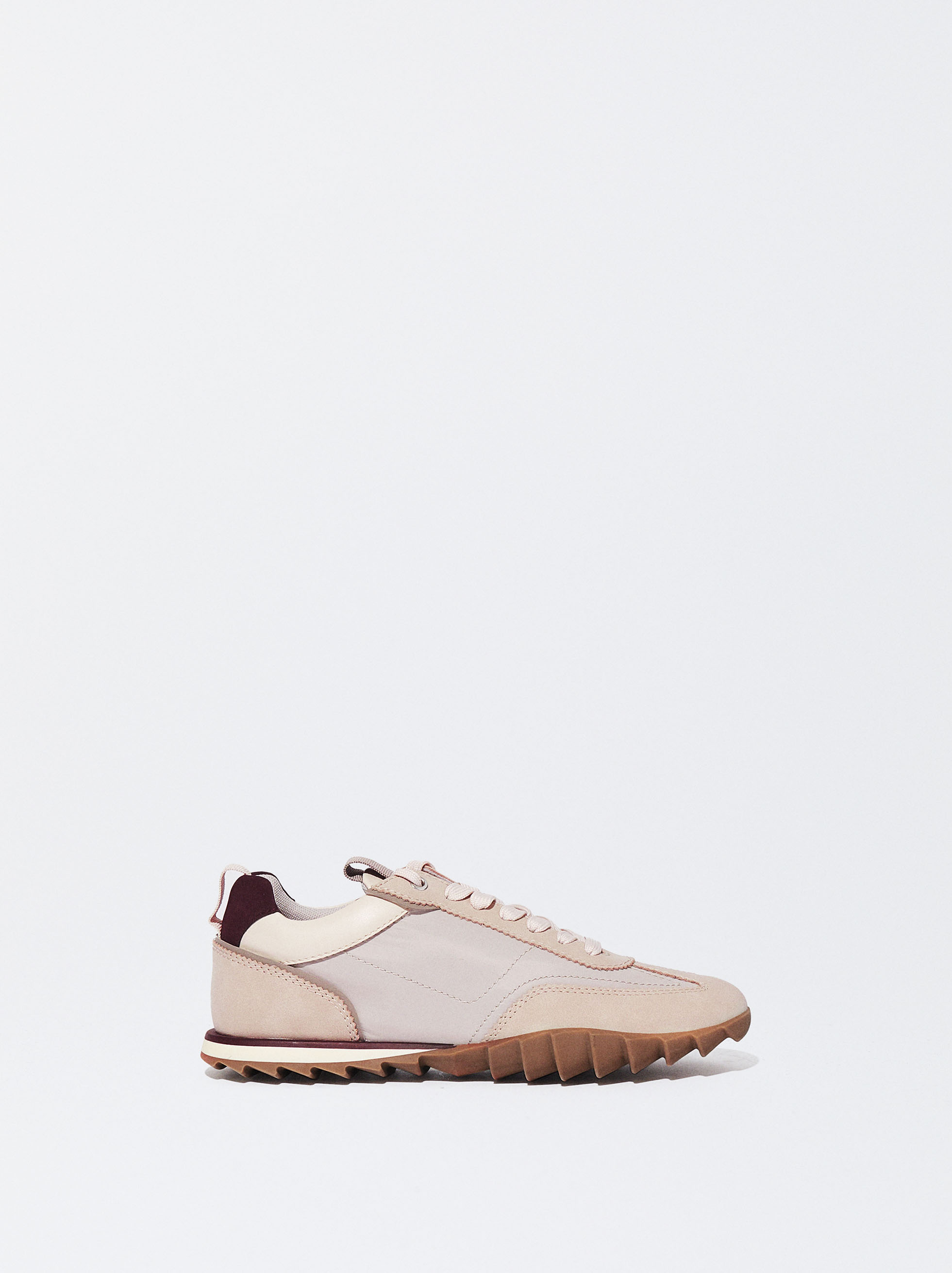 Parfois zapatillas beige store