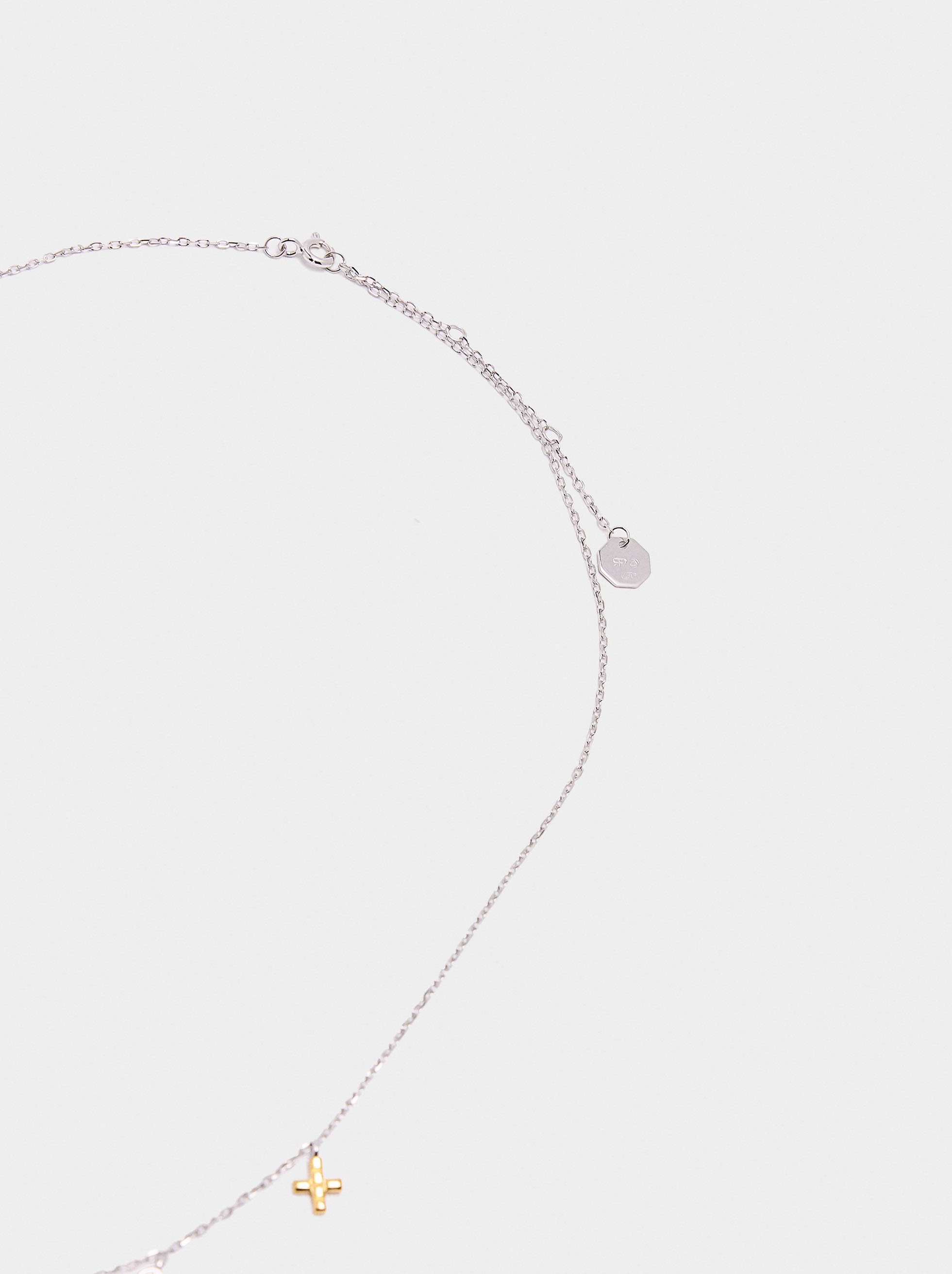 Necklace with zirconia - 925 sterling silver image number 2.0