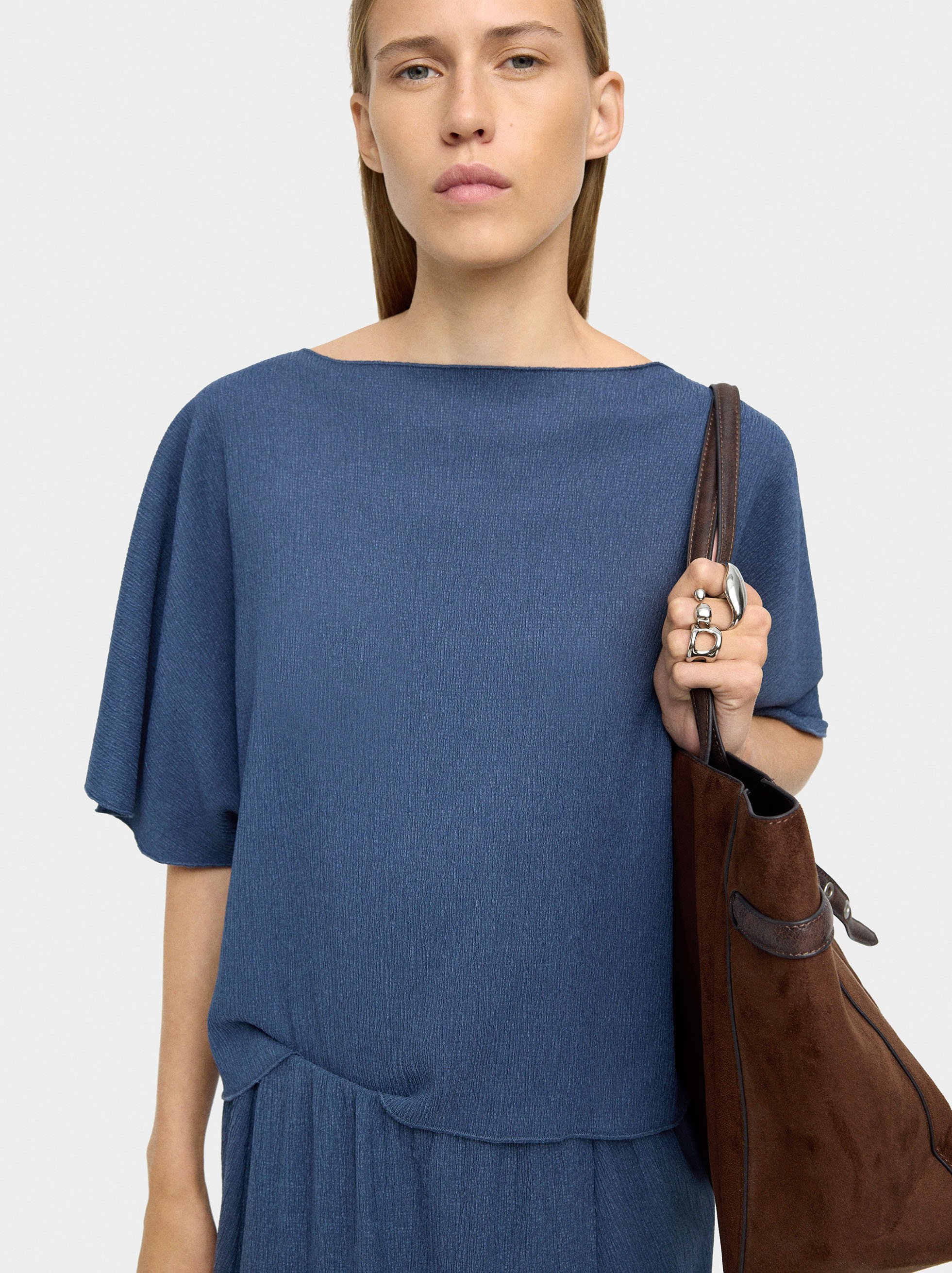 Bluse mit Knittereffekt image number 1.0