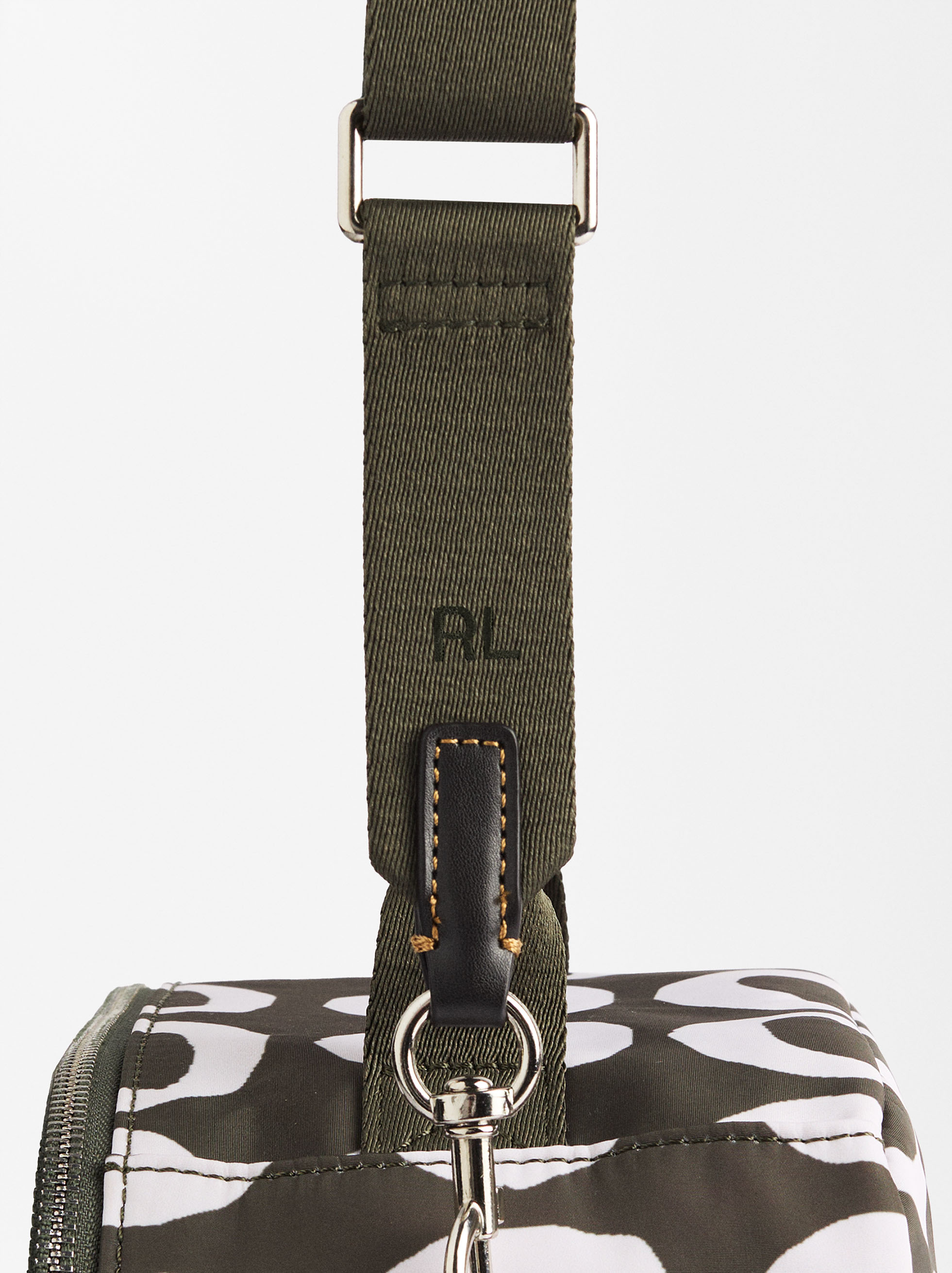 Printed nylon lunch bag image number 4.0