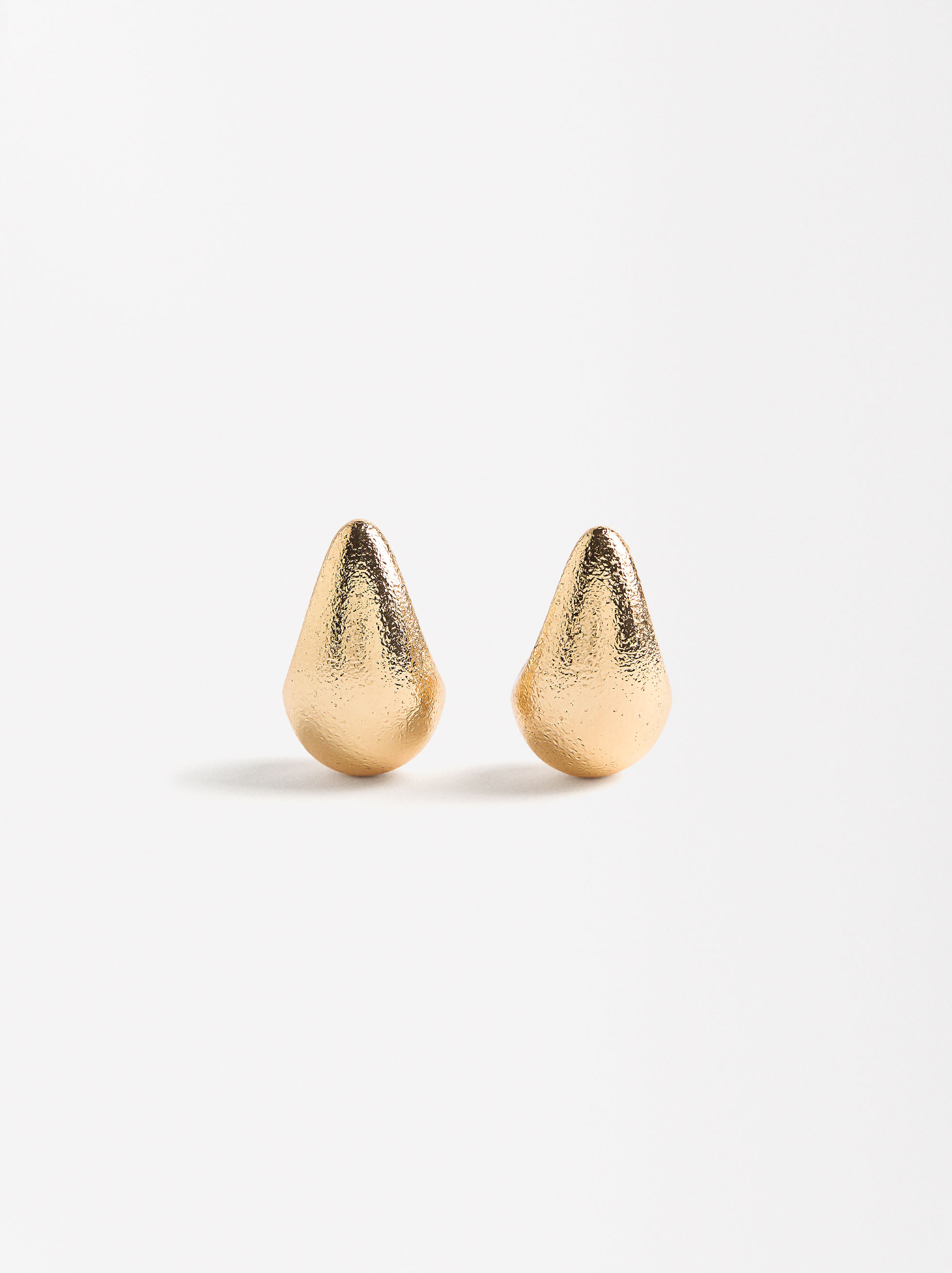 Golden drop earrings, Golden, hi-res