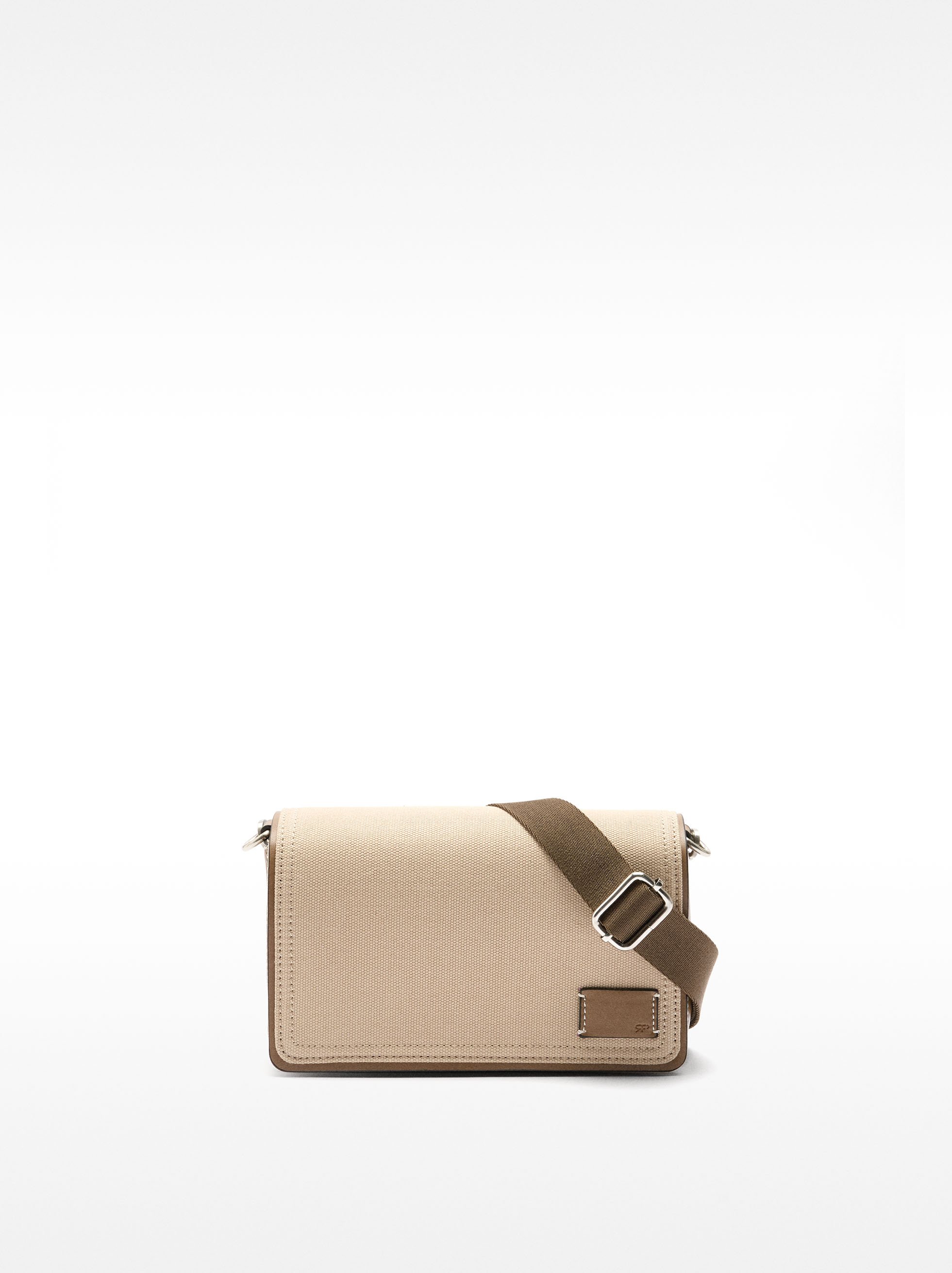 Canvas crossbody bag image number 0.0