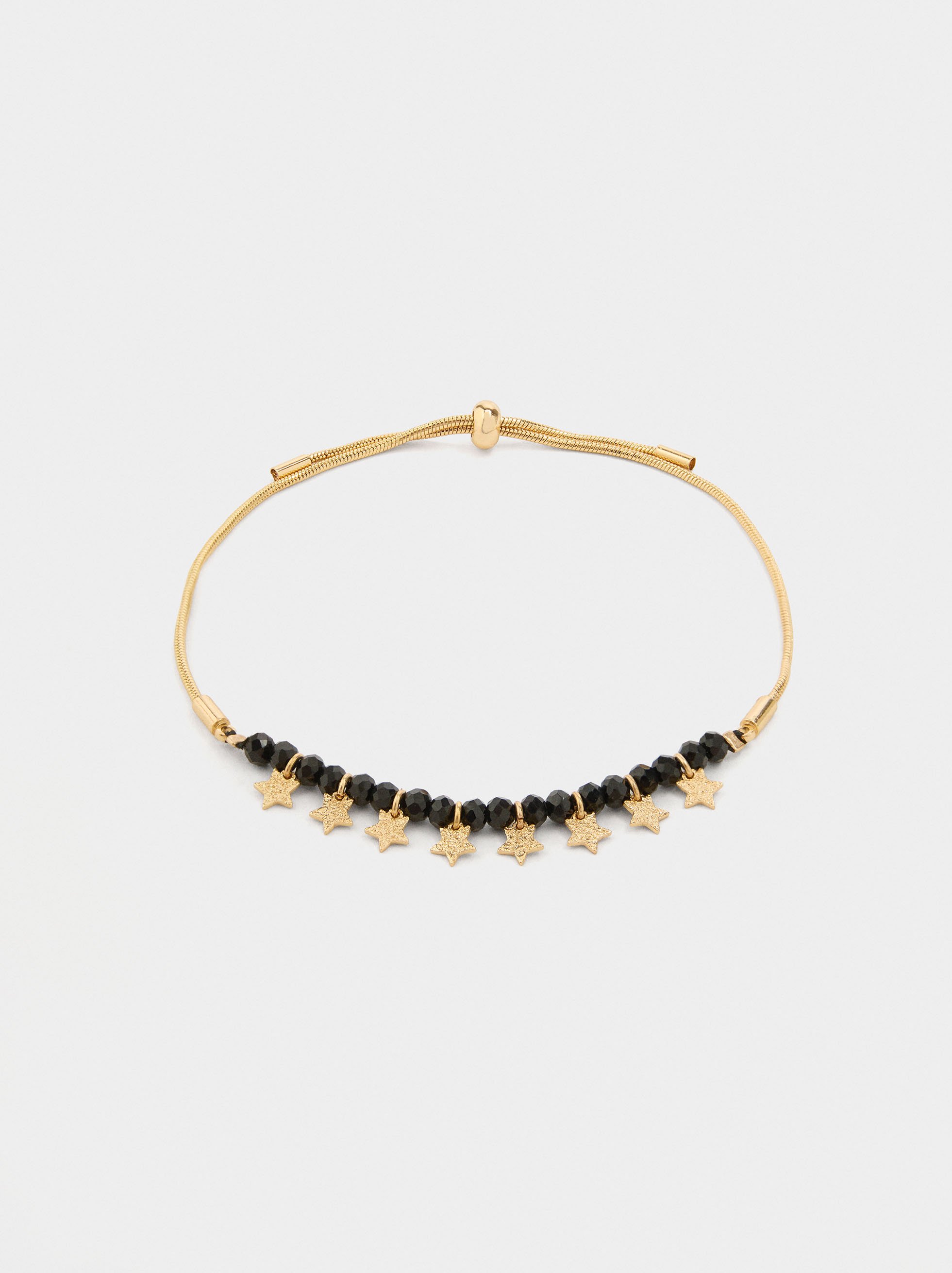 Verstellbares Armband aus Glasperlen mit Sternen image number 0.0