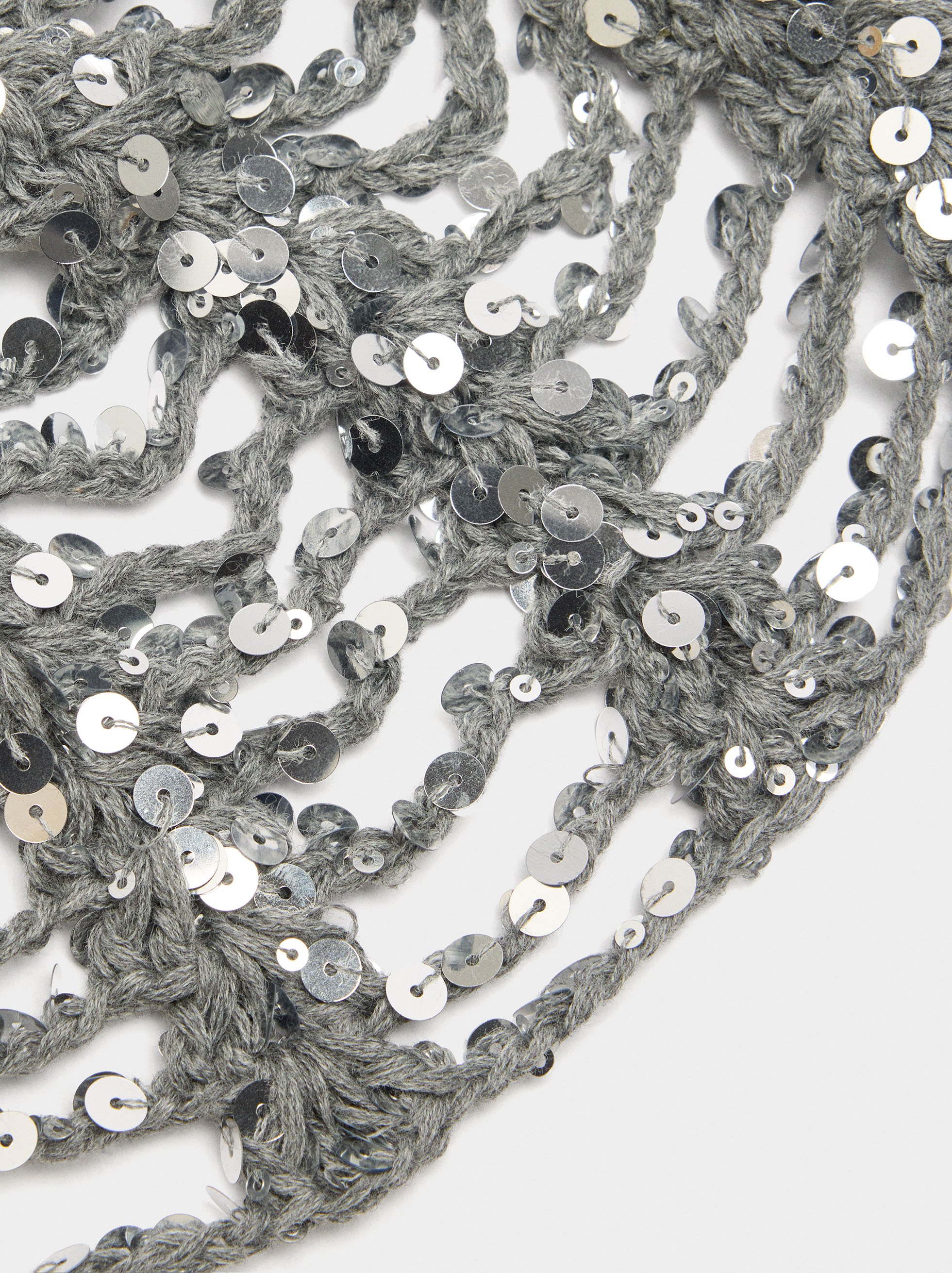 Bonnet en coton avec sequins image number 2.0