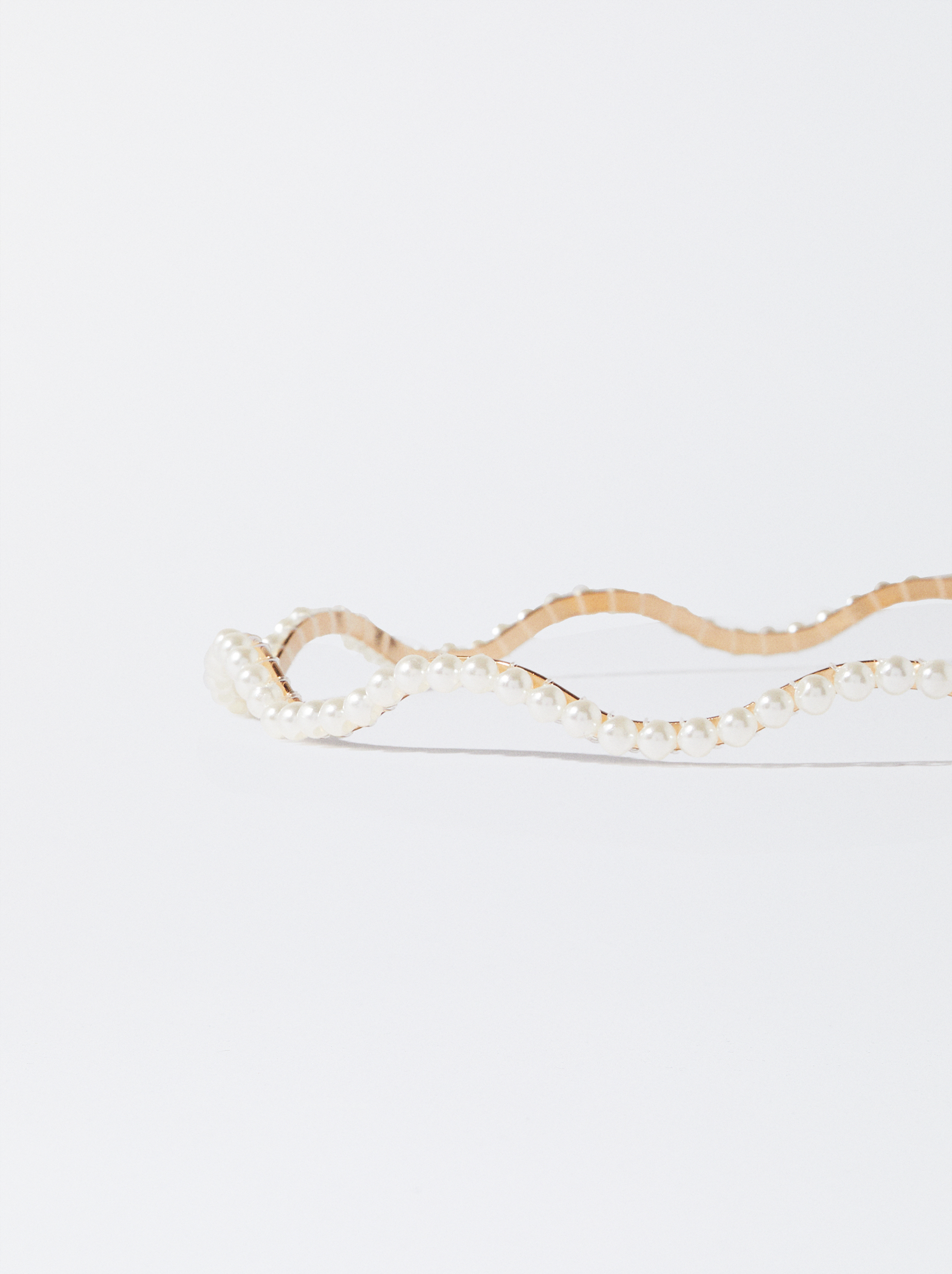 Unregelmäßiges Stirnband Mit Perlen image number 1.0