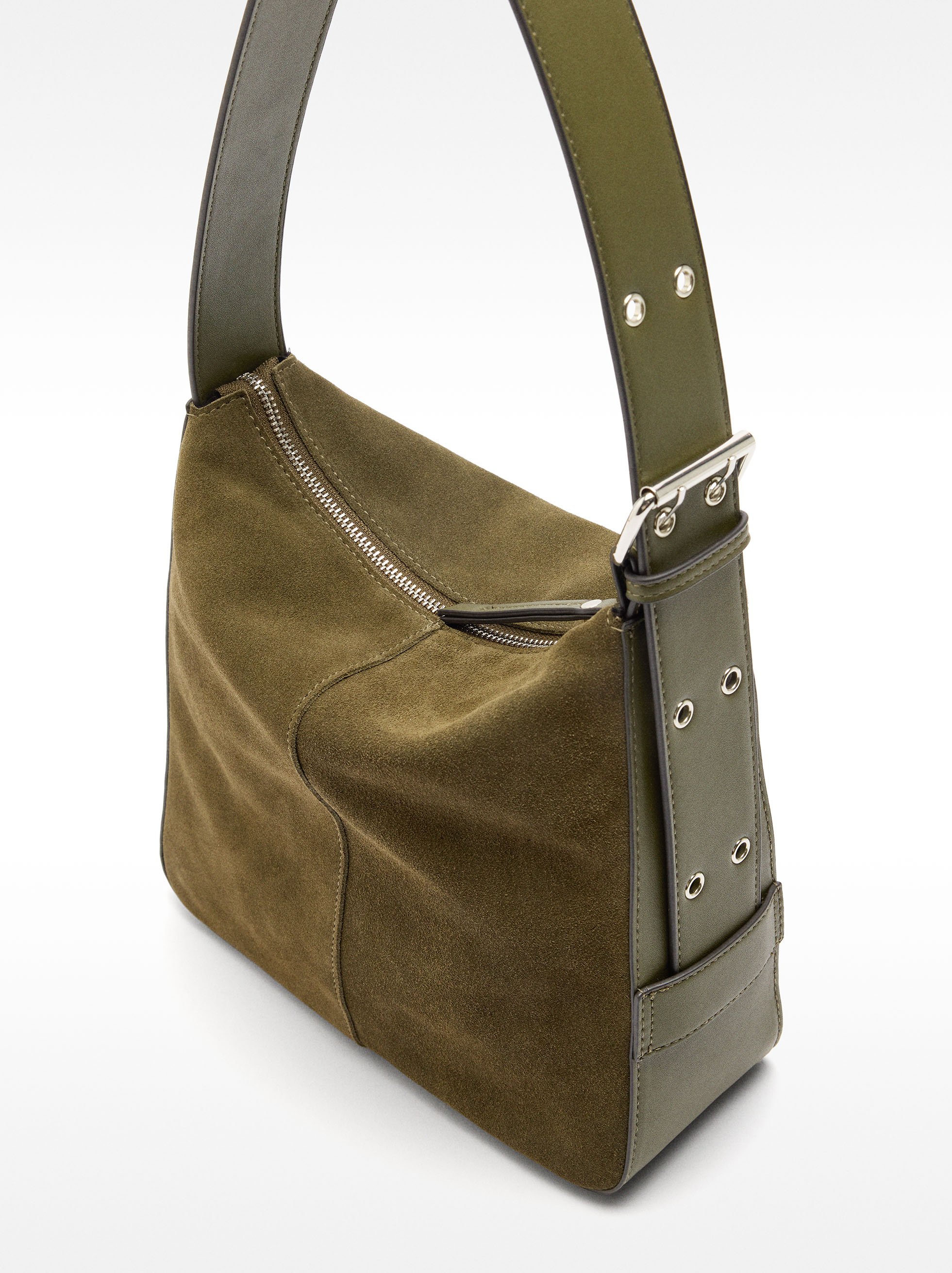 Bolso de hombro de piel image number 2.0