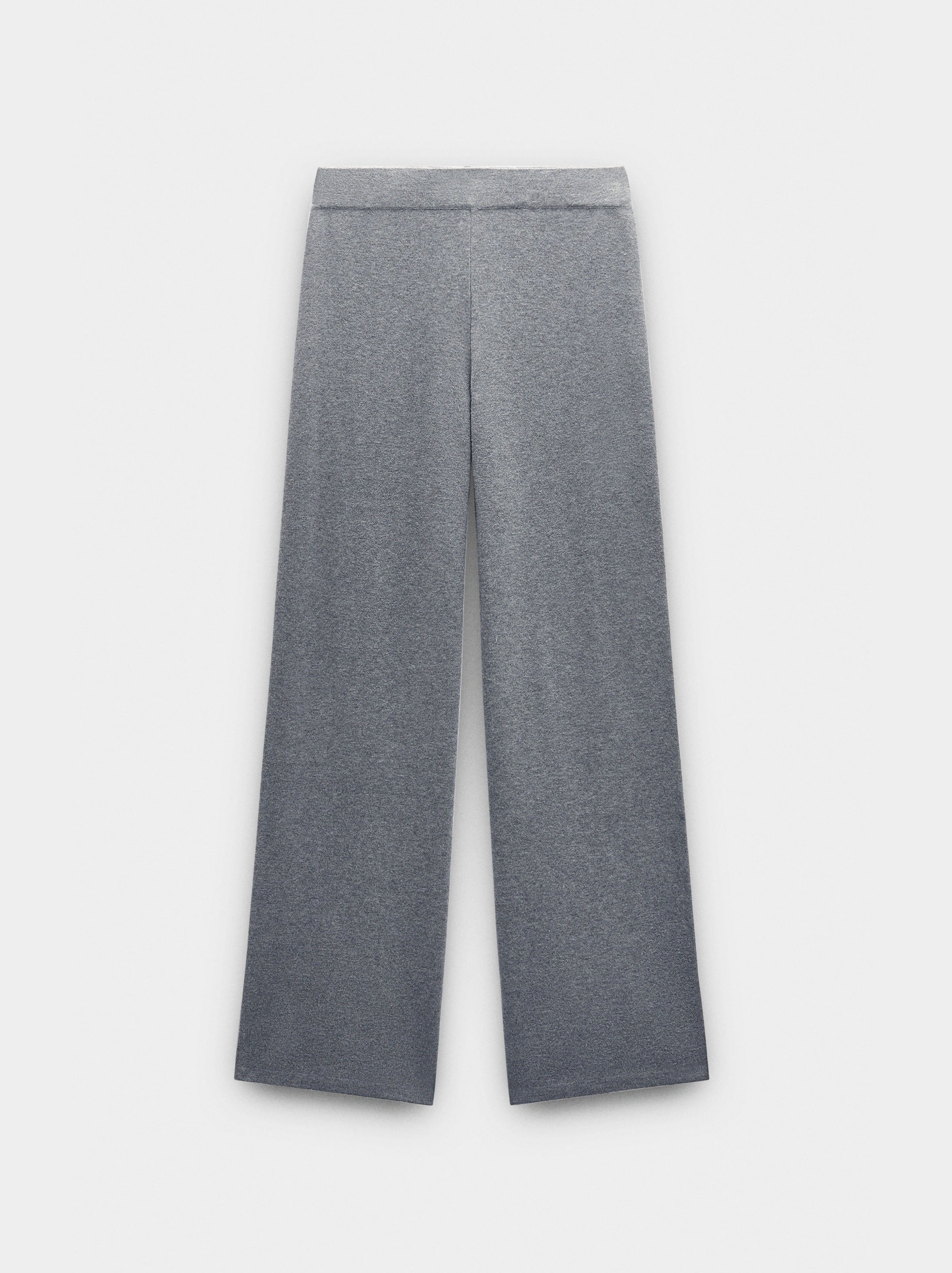 Elastic waist knit pants image number 5.0