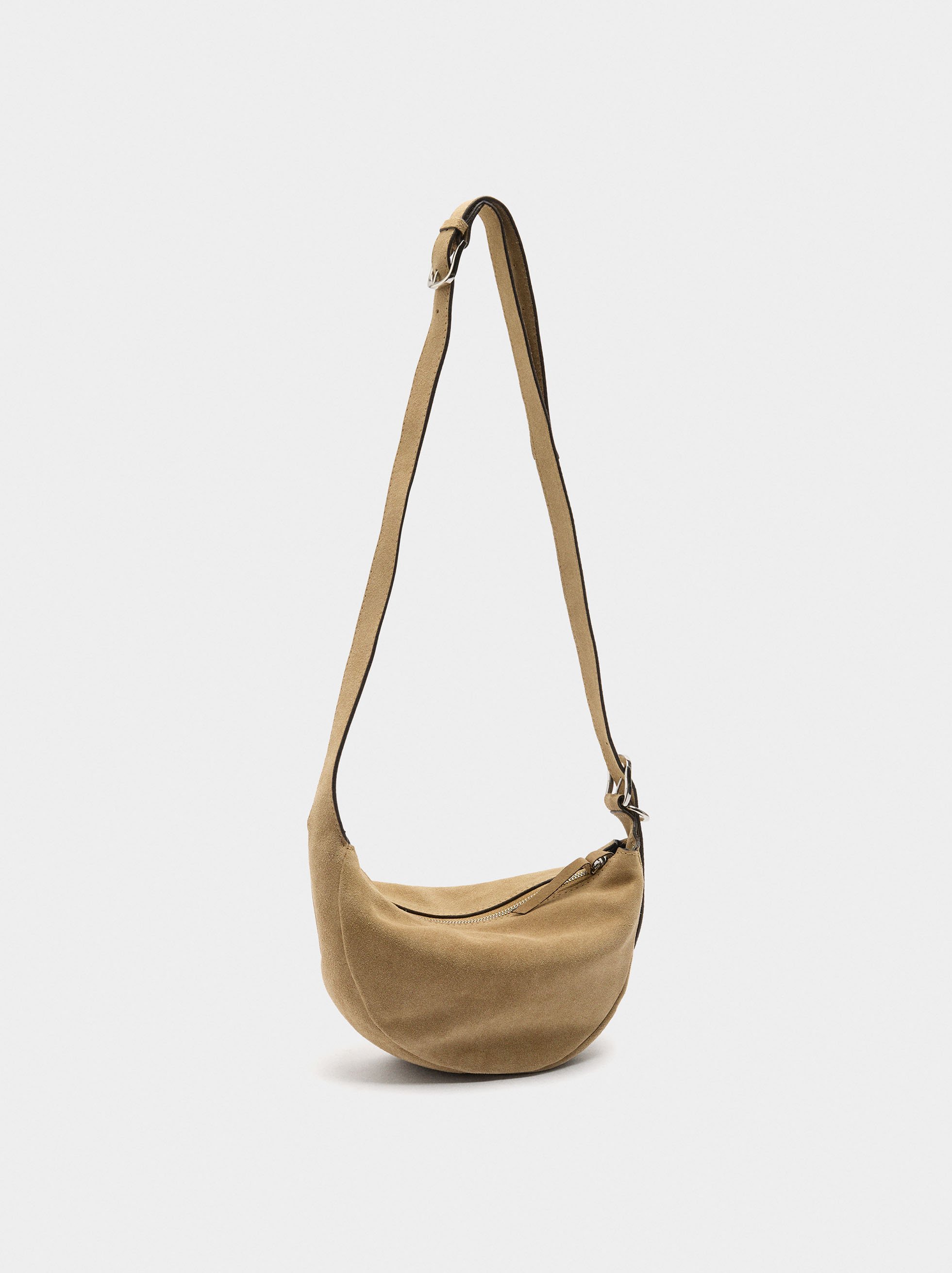 Leather hobo bag image number 3.0