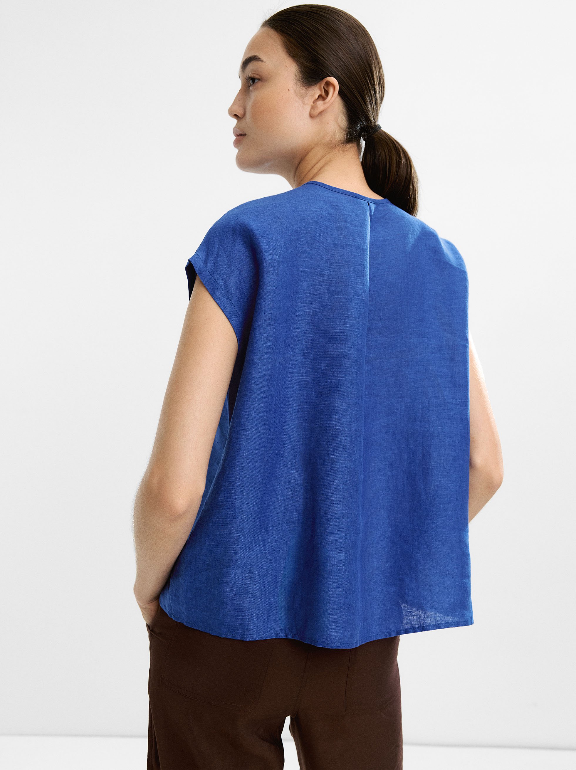 100% linen top image number 3.0