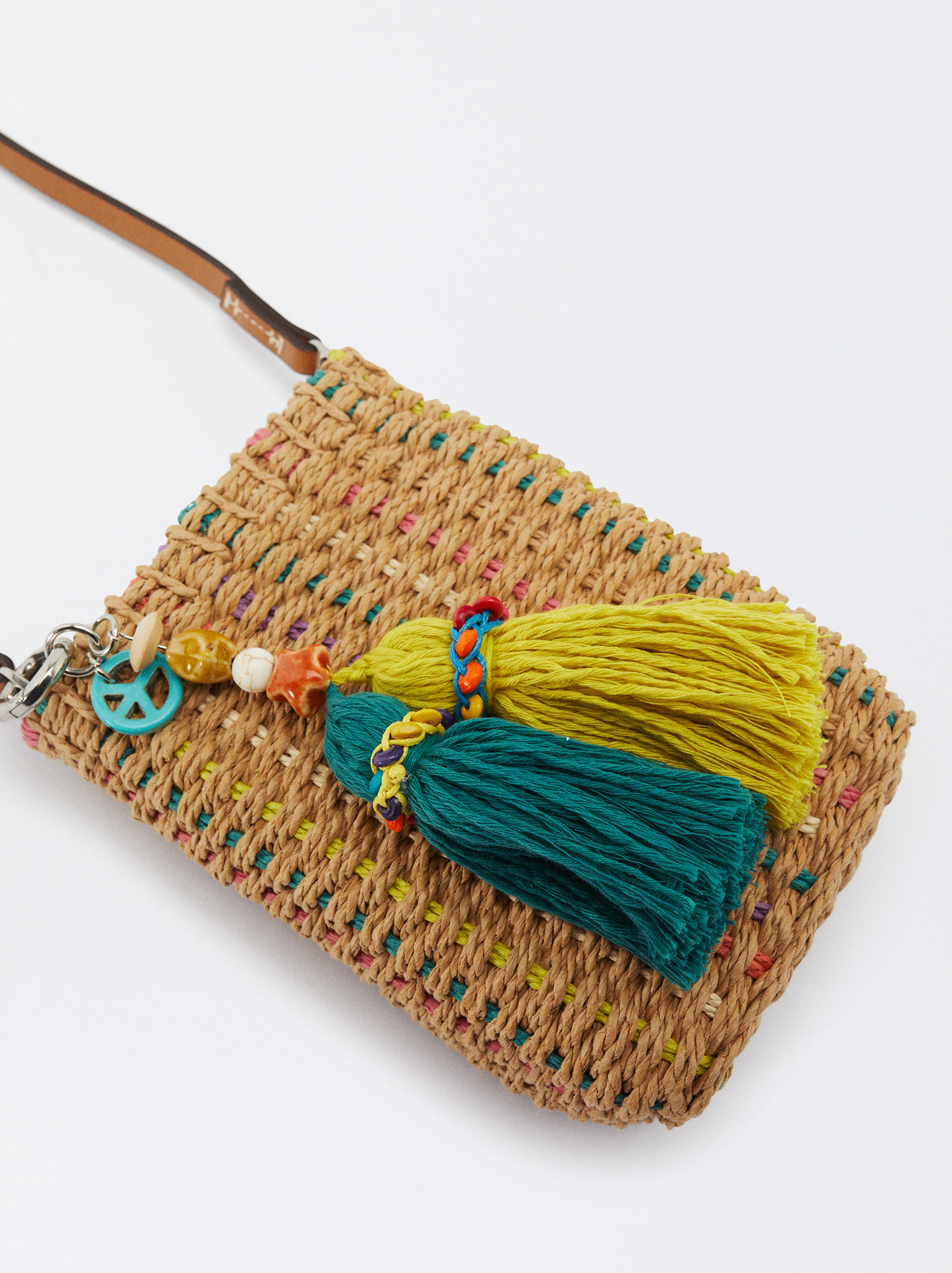 Straw Effect Tote Bag Parfois