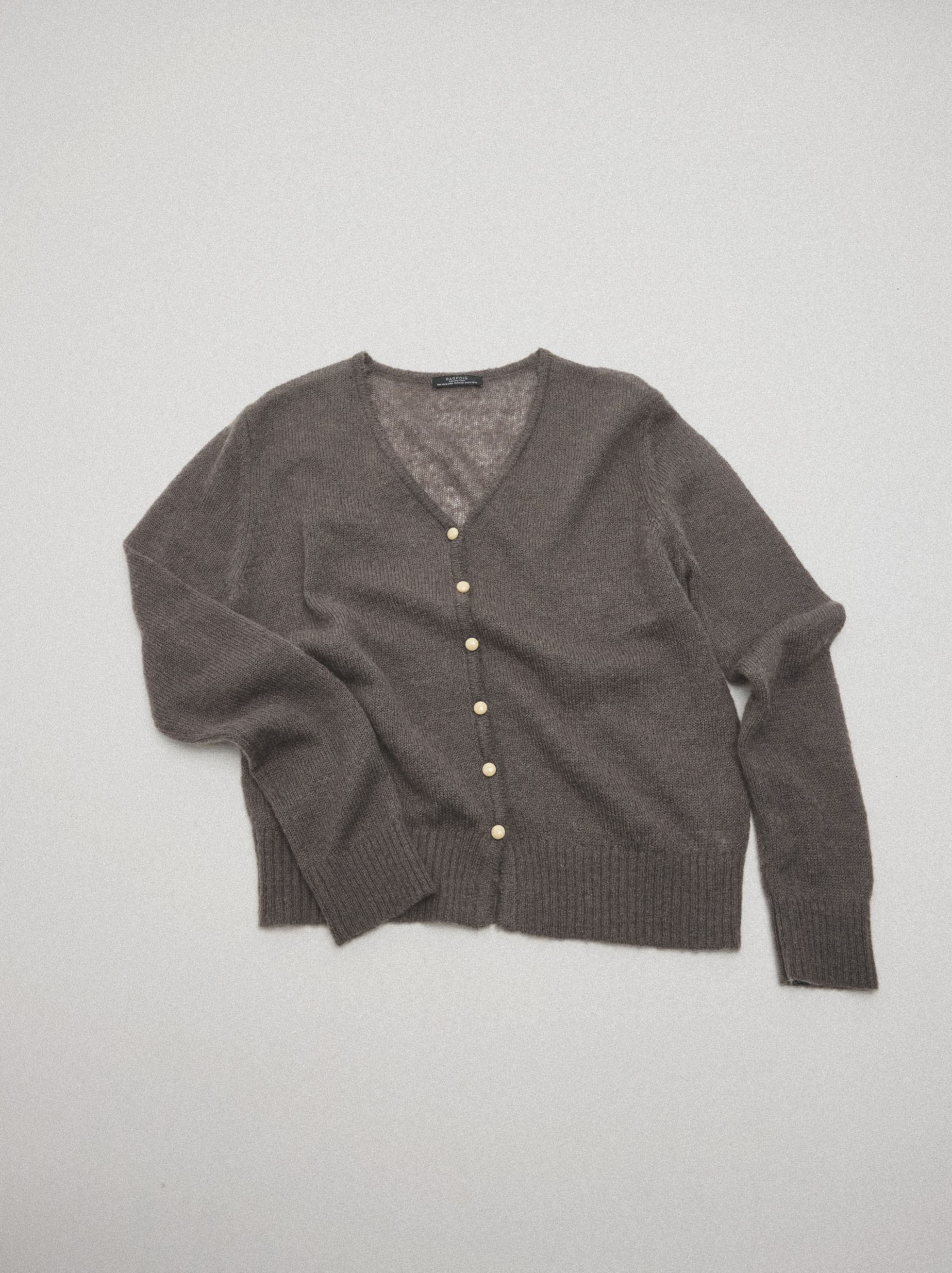 Knitted wool cardigan