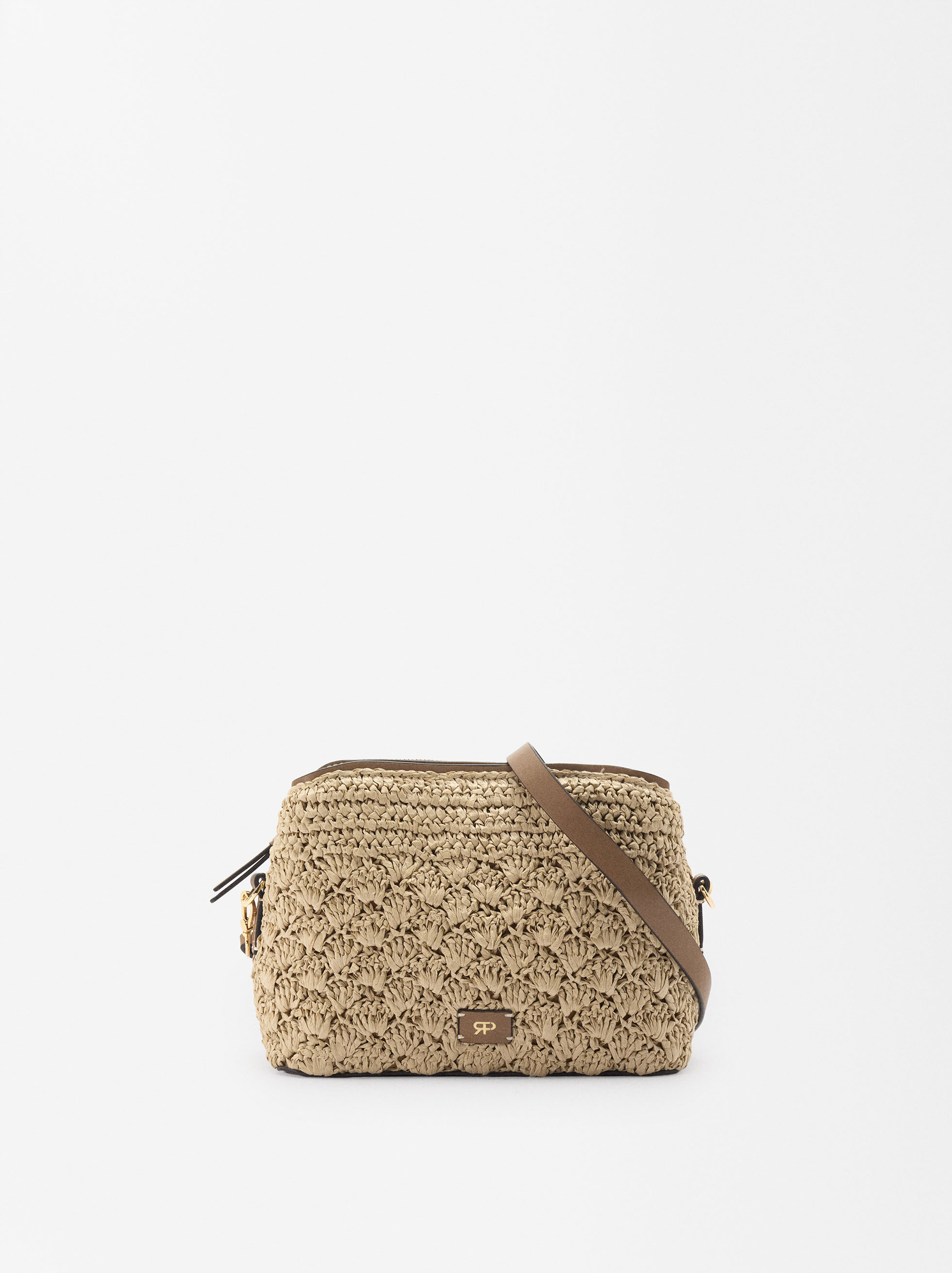 Straw-Effect Crossbody Bag image number 0.0