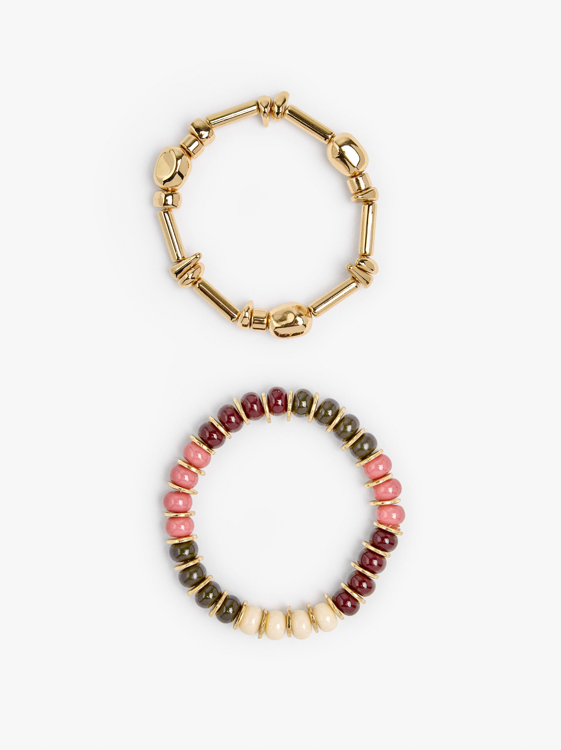 Set de bracelets &eacute;lastiques avec perles image number 2.0