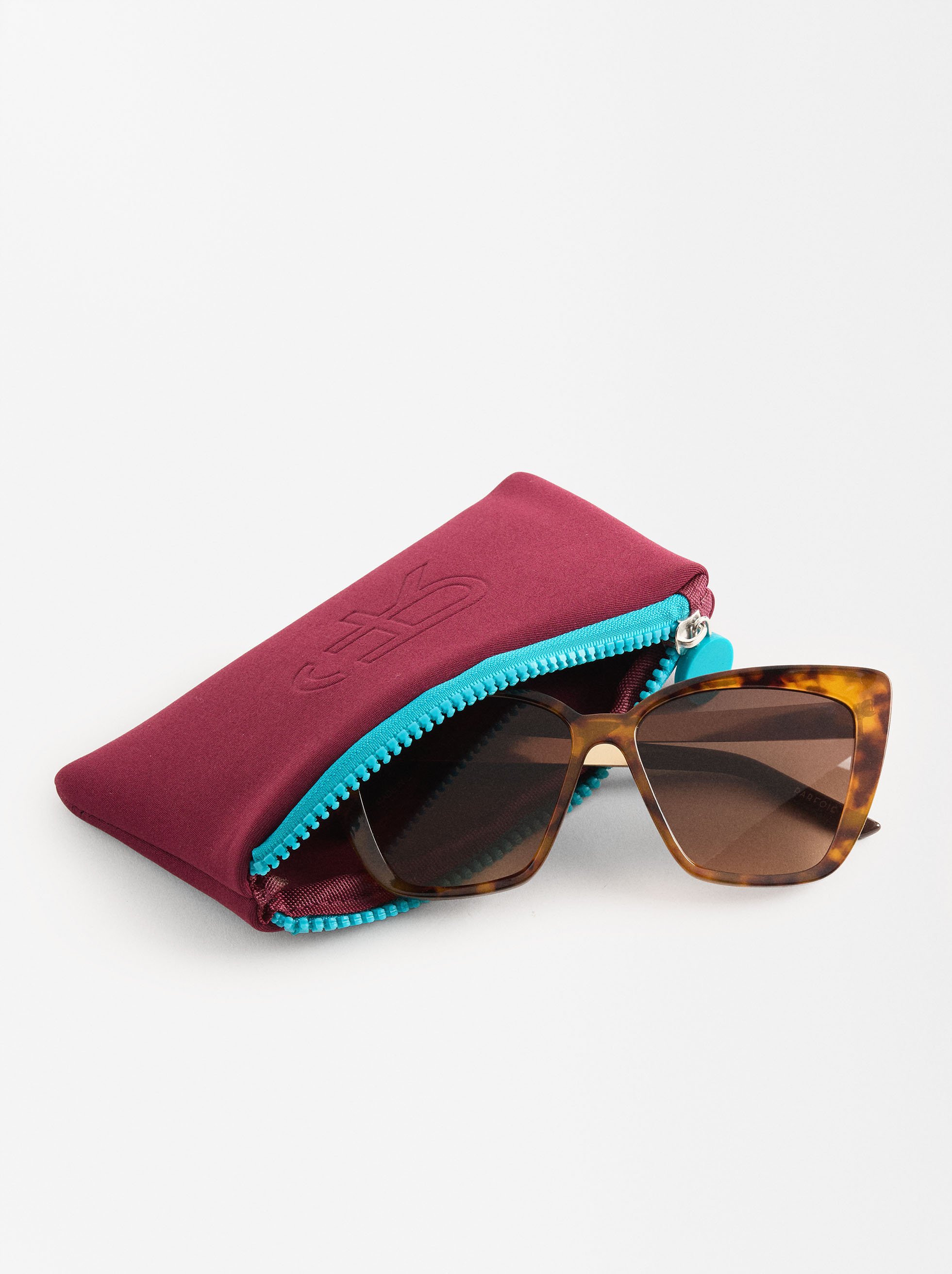 Butterfly sunglasses, Brown, hi-res