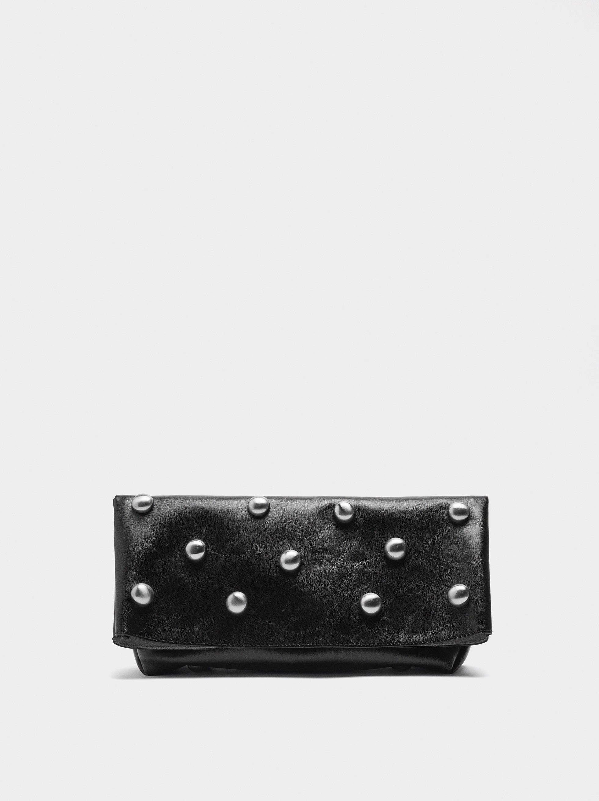 Handbag with spheres and flap image number 0.0