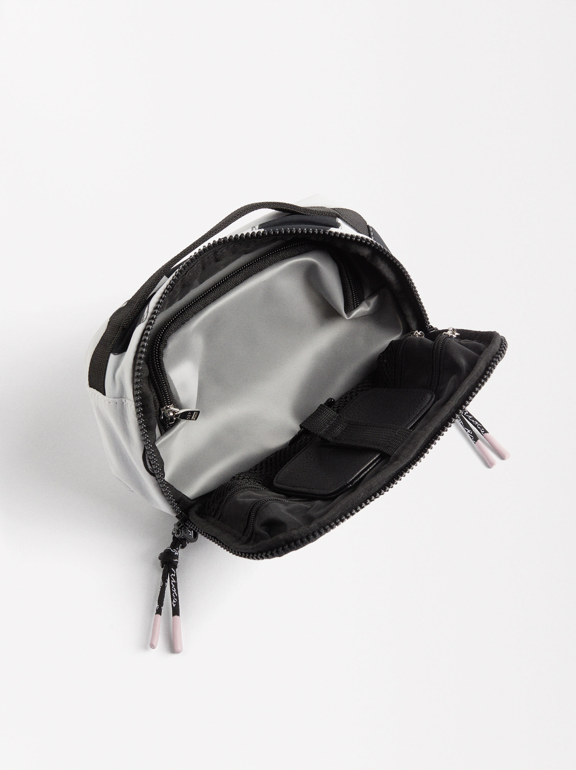 Borsa multiuso in nylon a pois image number 3.0